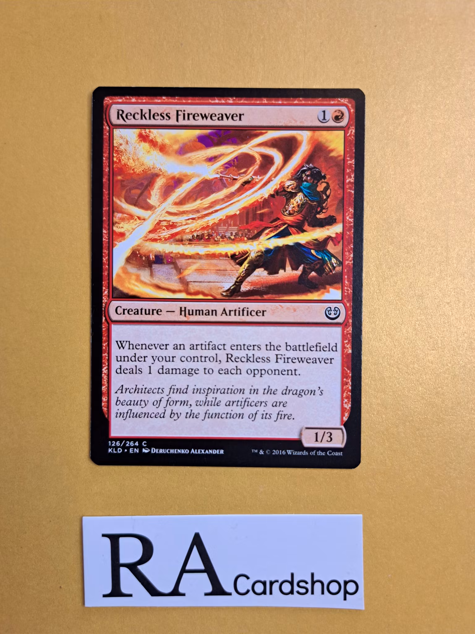 Reckless Fireqeaver Common 126/264 Kaladesh (KLD) Magic the Gathering