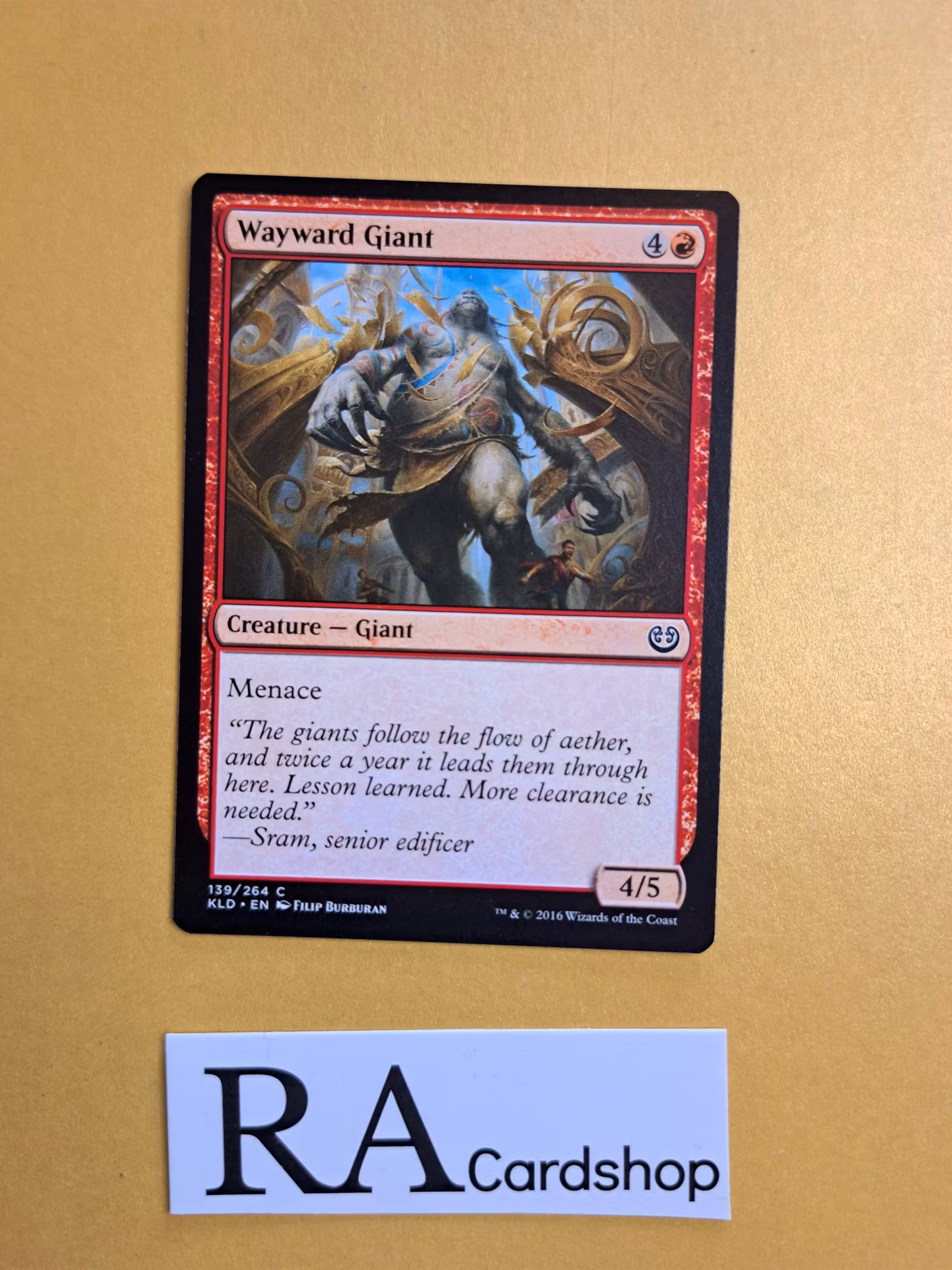 Wayward Giant Common 139/264 Kaladesh (KLD) Magic the Gathering