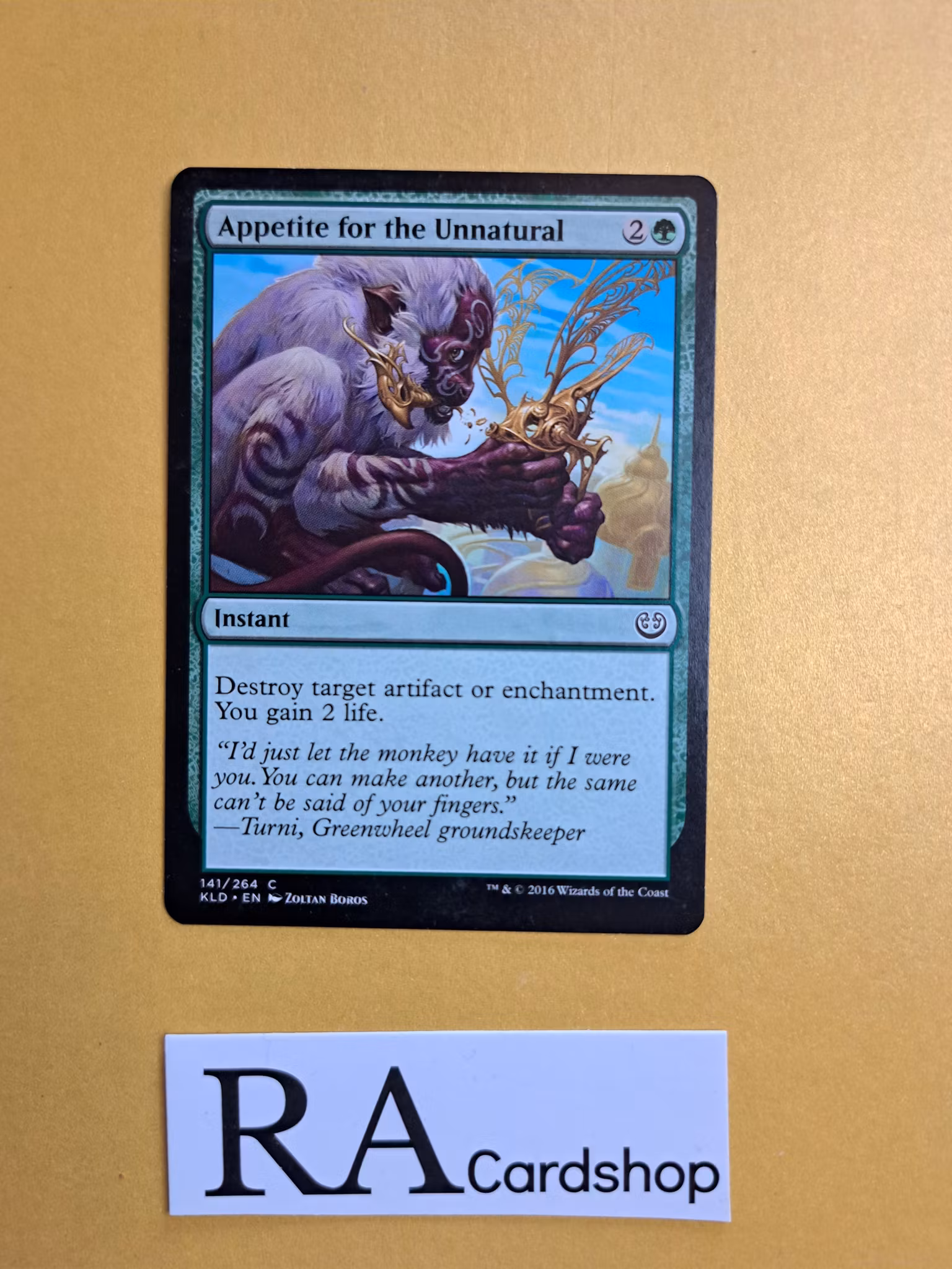 Appetite for the Unnatural Common 141/264 Kaladesh (KLD) Magic the Gathering