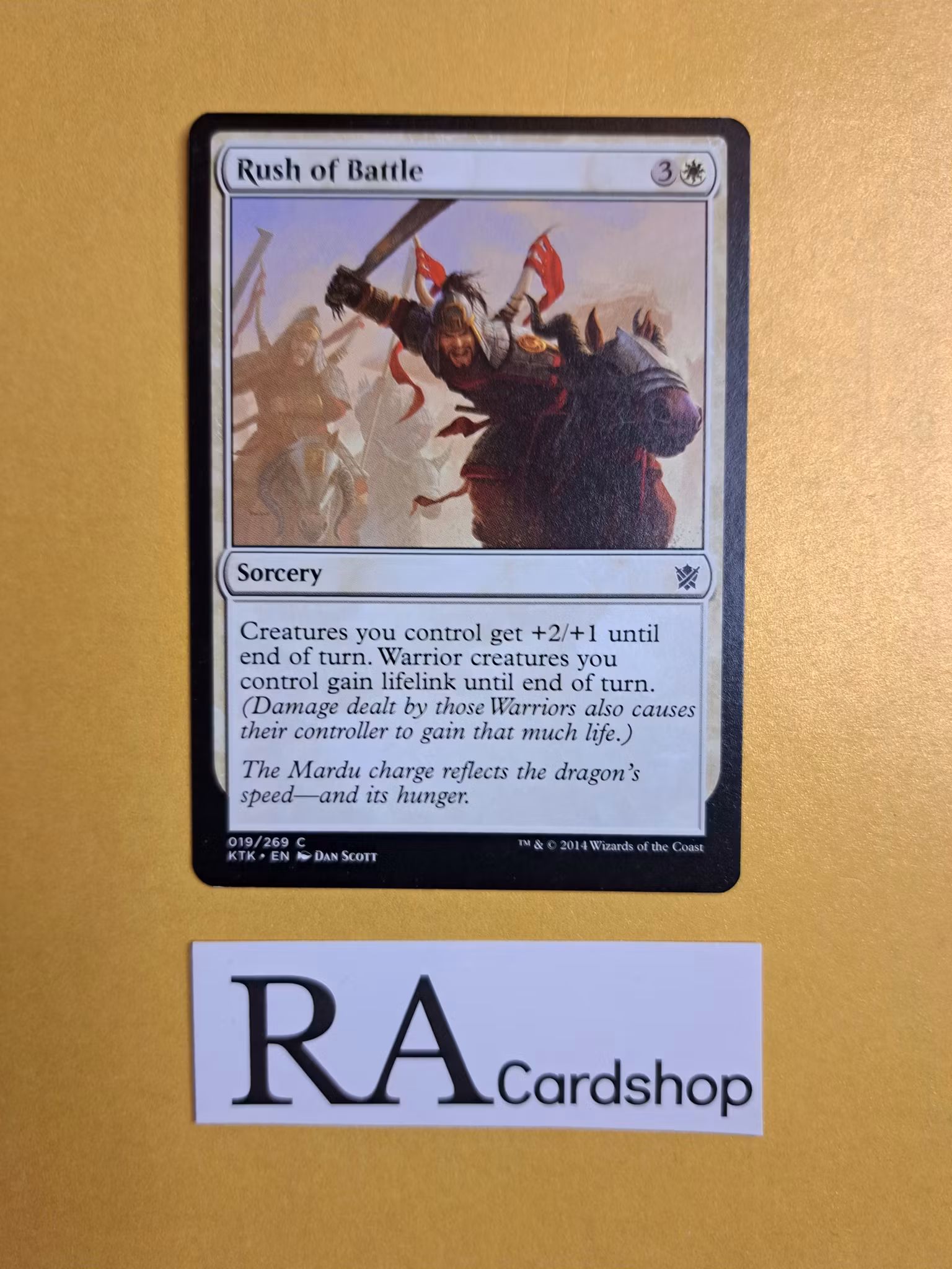 Rush of Battle Common 019/269 Khans of Tarkir (KTK) Magic the Gathering