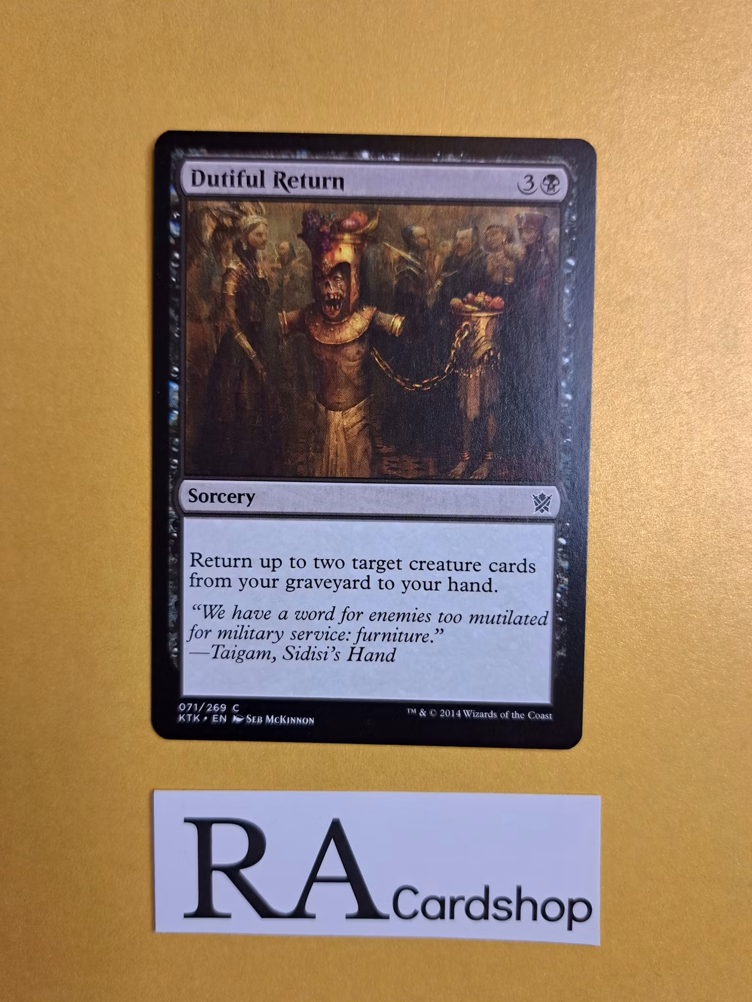 Dutiful Return Common 071/269 Khans of Tarkir (KTK) Magic the Gathering