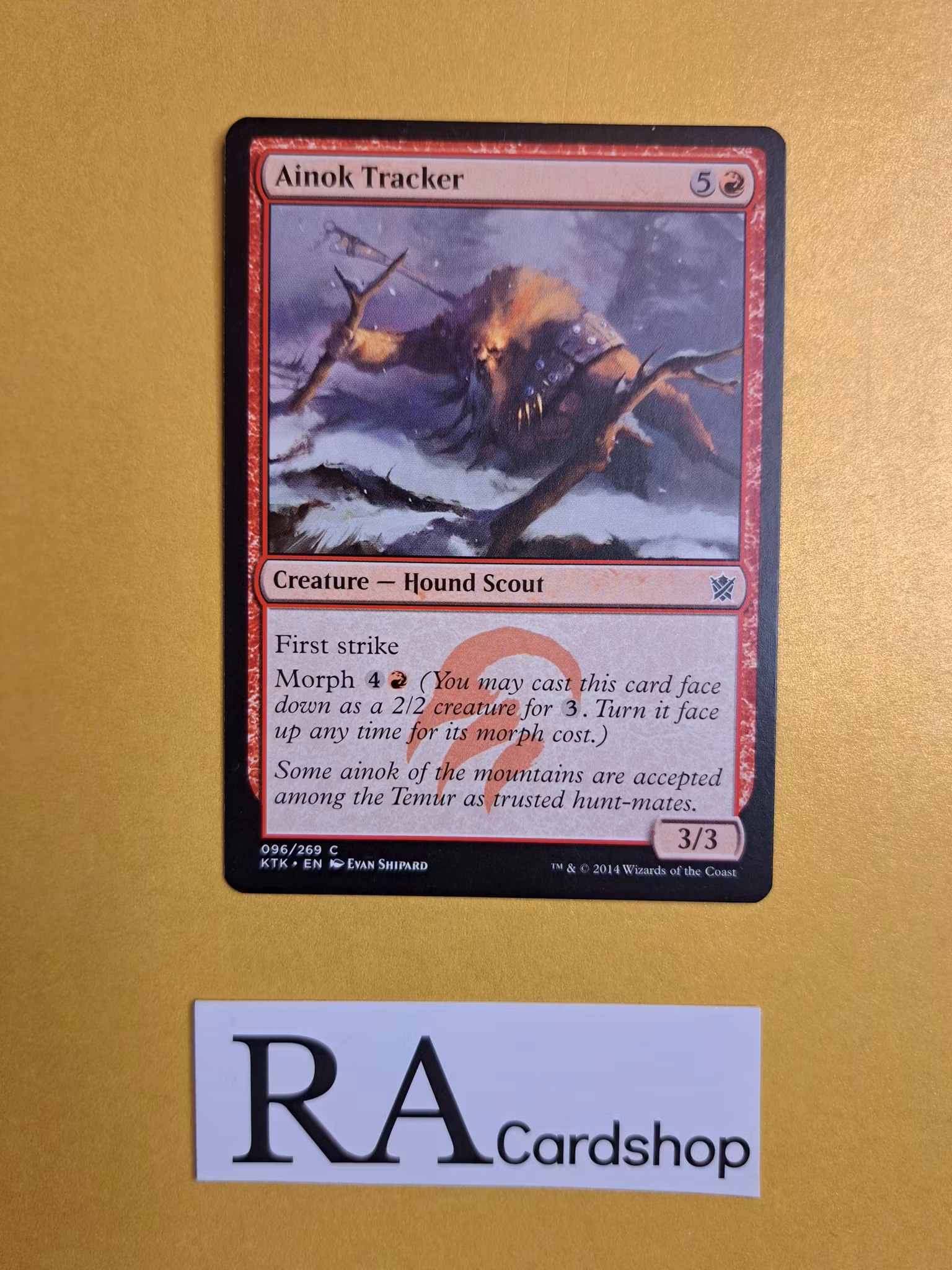 Ainok Tracker Common 096/269 Khans of Tarkir (KTK) Magic the Gathering