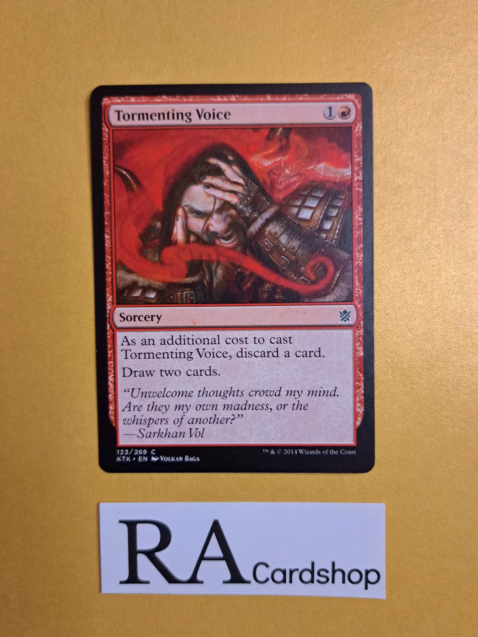 Tormenting Voice Common 123/269 Khans of Tarkir (KTK) Magic the Gathering