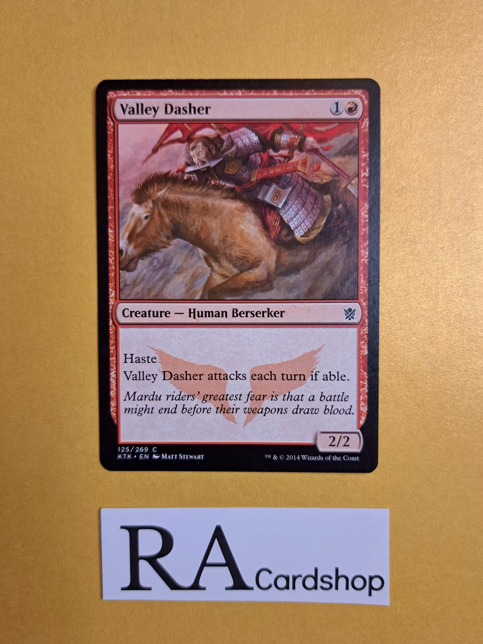 Valley Dasher Common 125/269 Khans of Tarkir (KTK) Magic the Gathering
