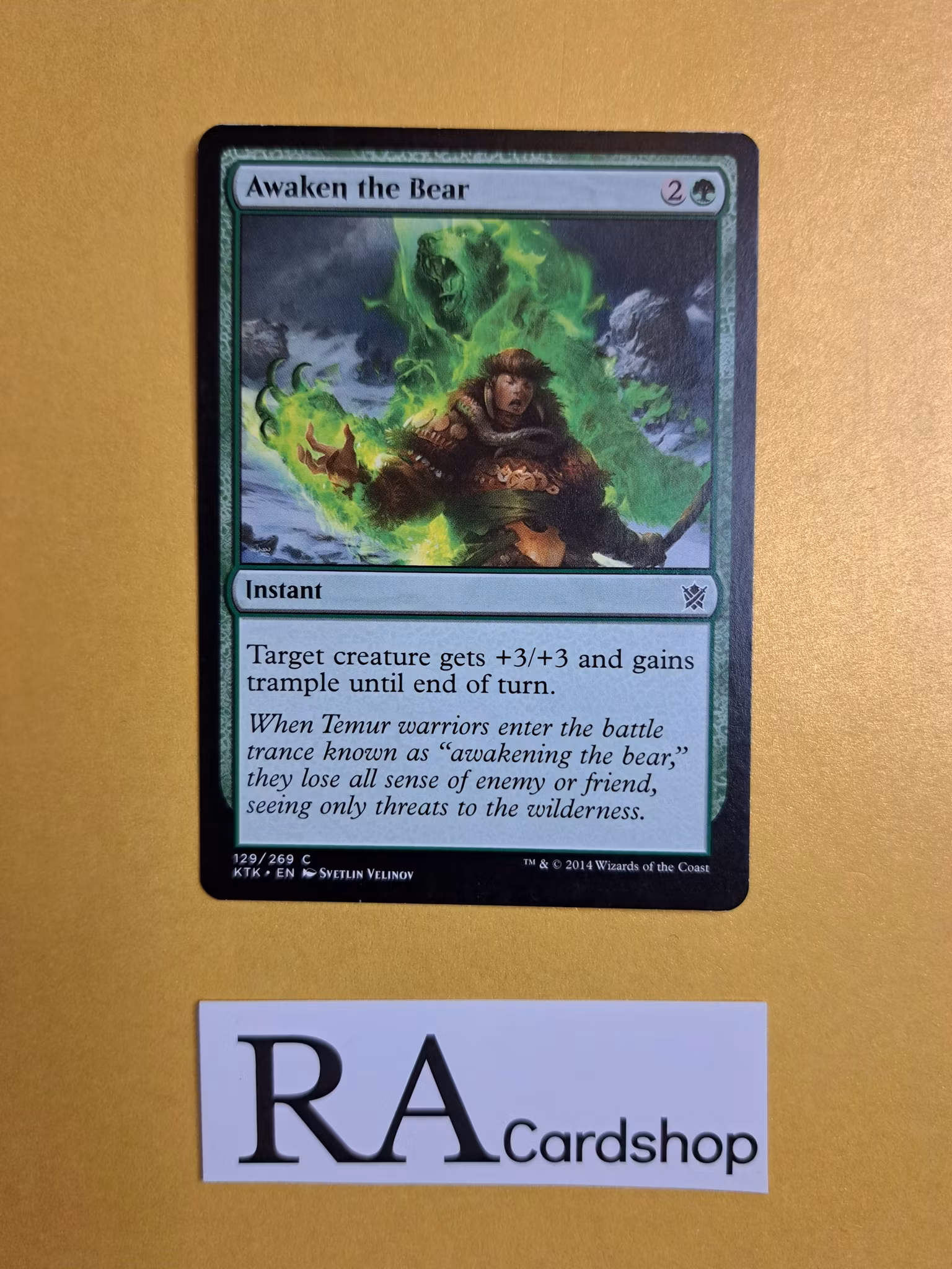 Awaken the Bear Common 129/269 Khans of Tarkir (KTK) Magic the Gathering