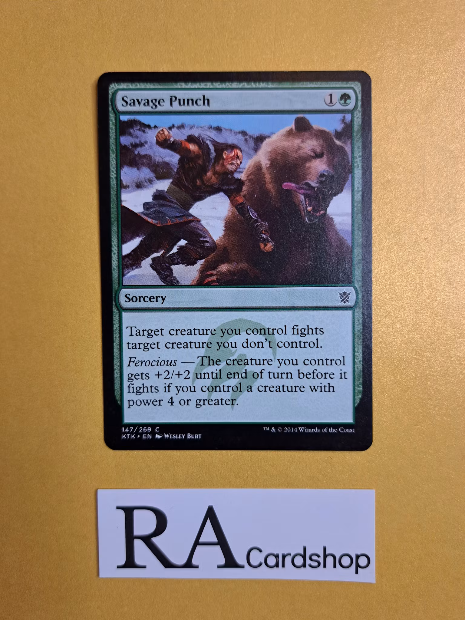 Savage Punch Common 147/269 Khans of Tarkir (KTK) Magic the Gathering