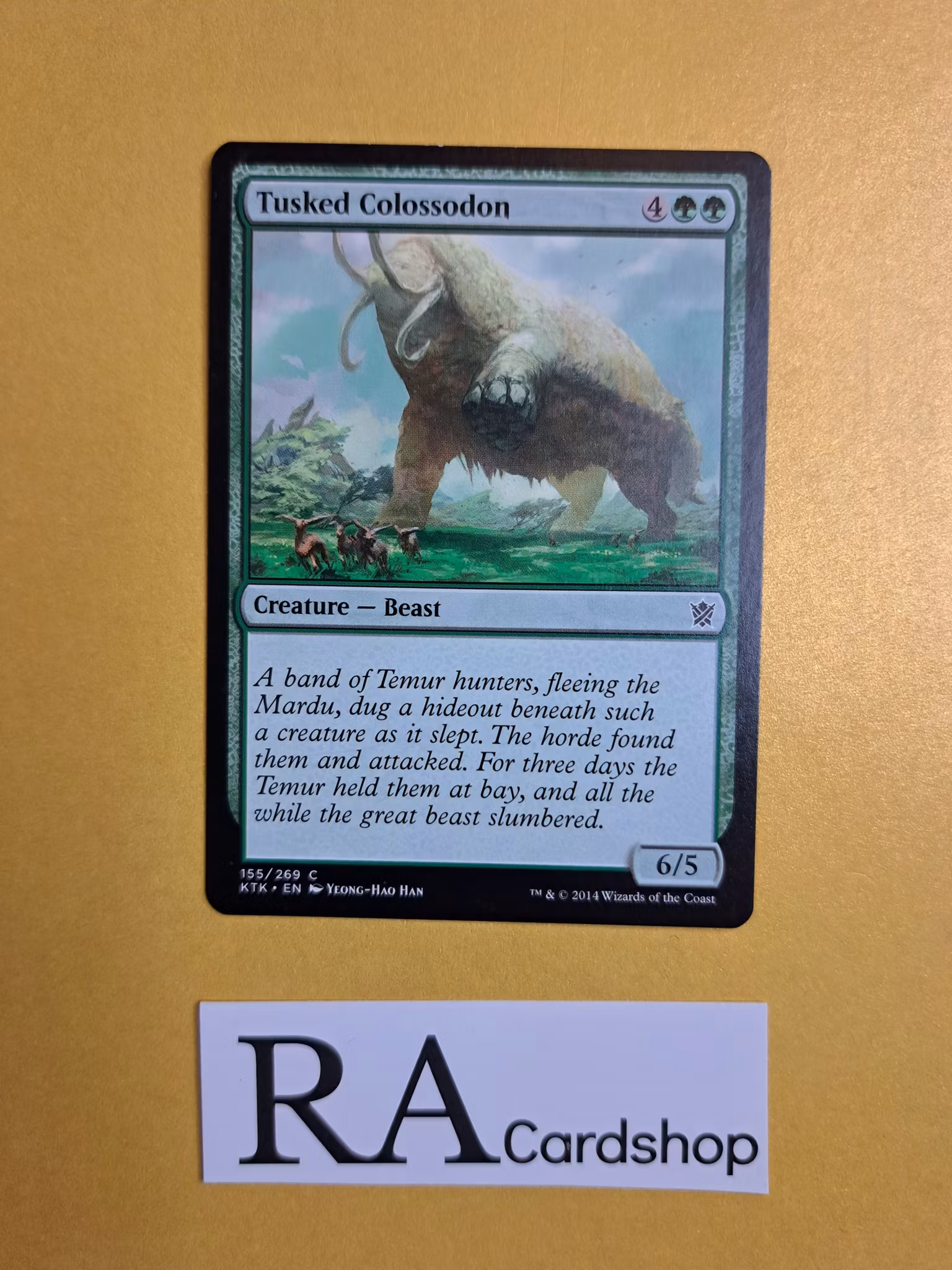 Tusked Colassodon Common 155/269 Khans of Tarkir (KTK) Magic the Gathering