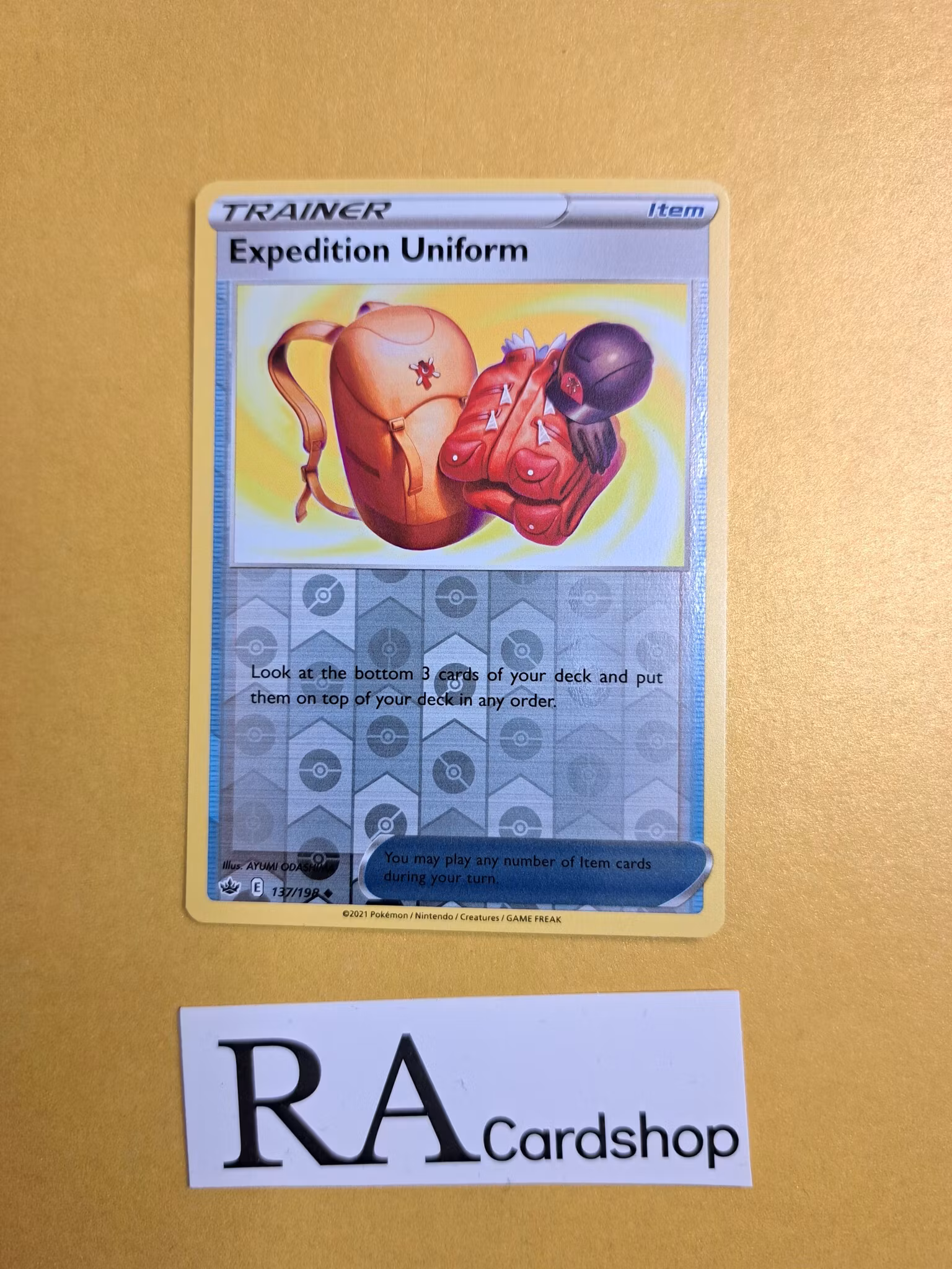 Expedition Uniform Reverse Holo Uncommon 137/198 Chilling Reign Pokemon