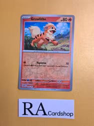 Growlithe Reverse Holo Common 058/165 Pokemon 151