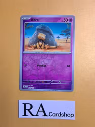 Abra Reverse Holo Common 063/165 Pokemon 151