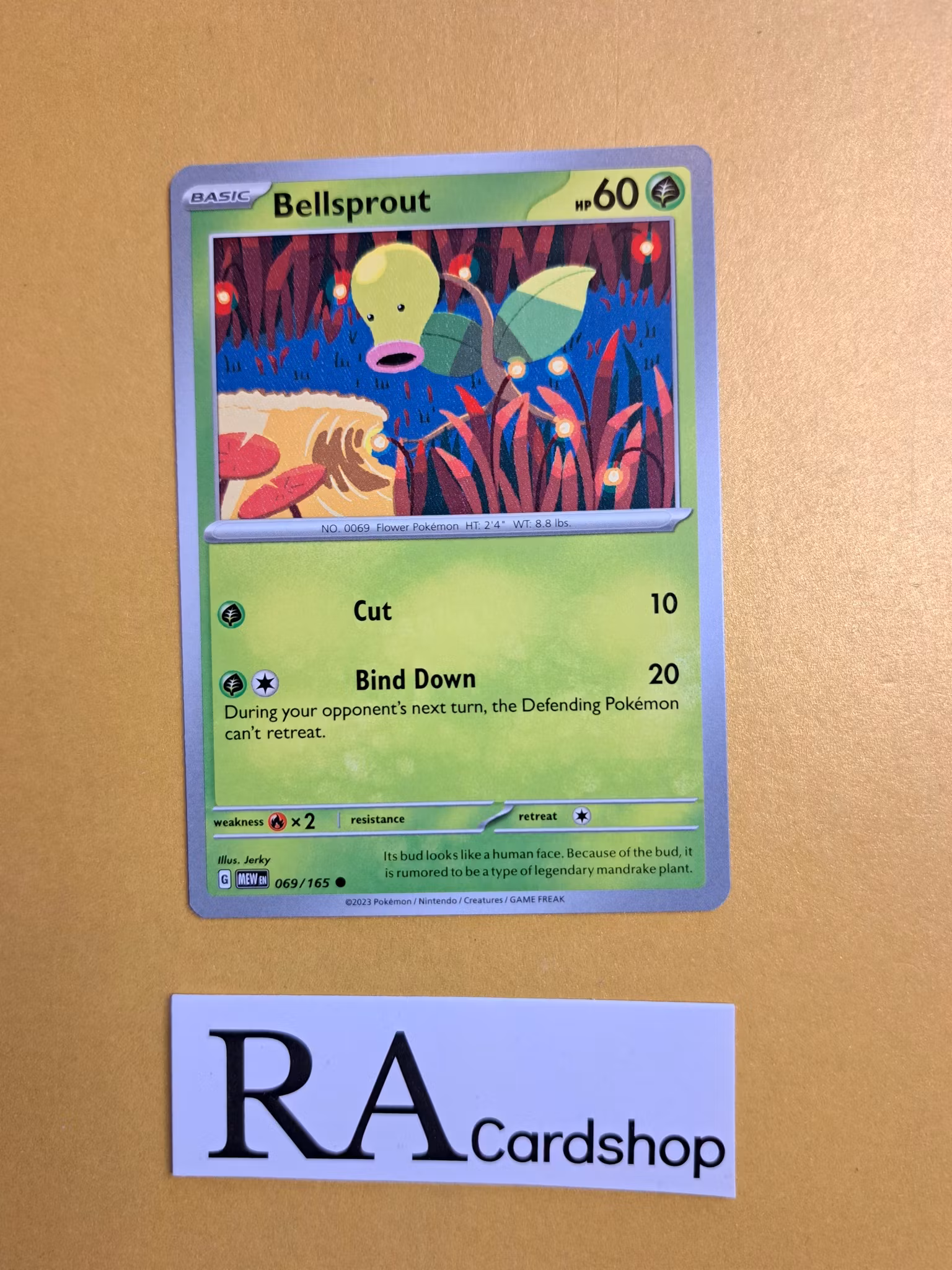 Bellsprout Common 069/165 Pokemon 151