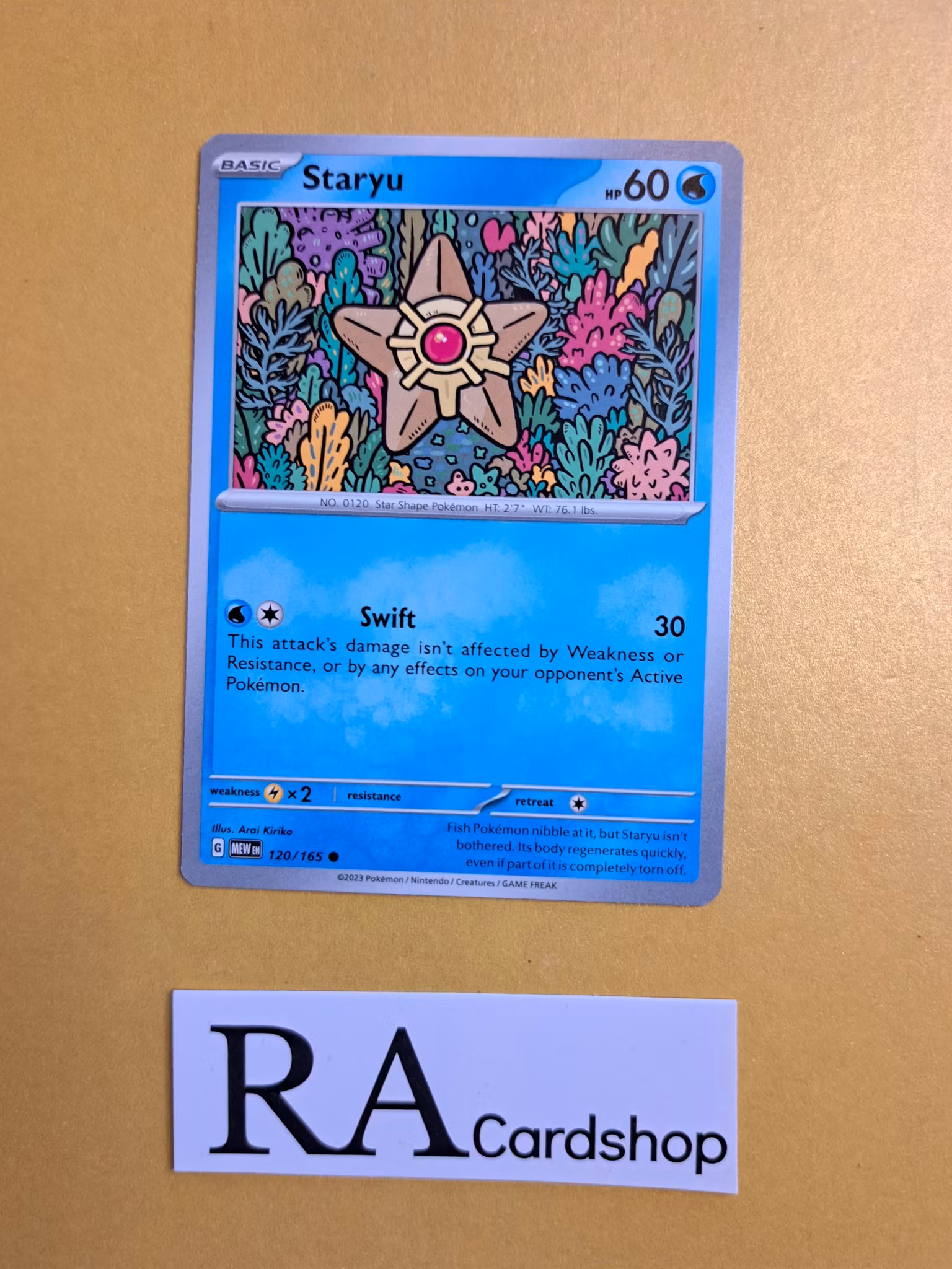 Staryu Common 120/165 Pokemon 151