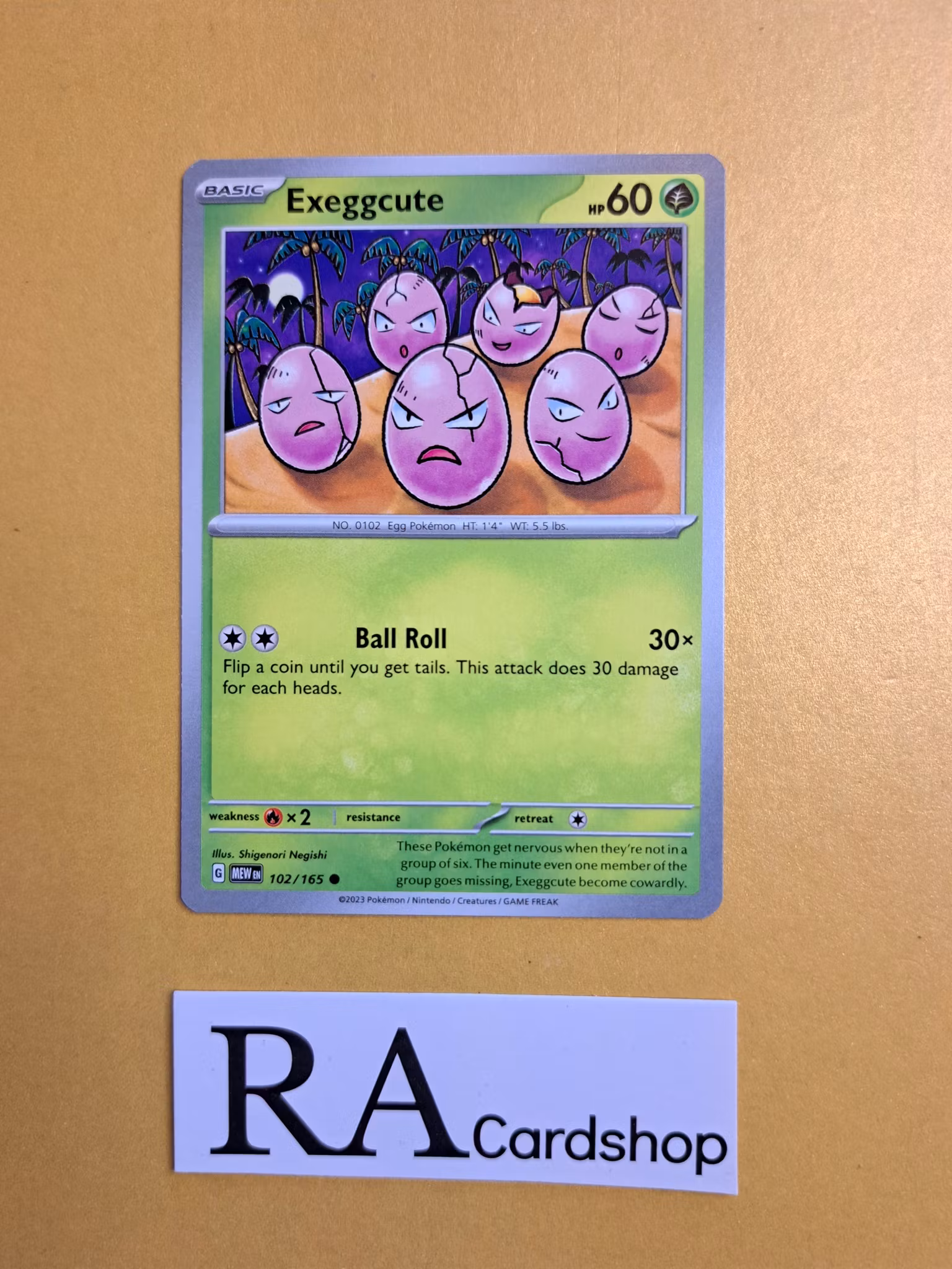 Exeggcute Common 102/165 Pokemon 151