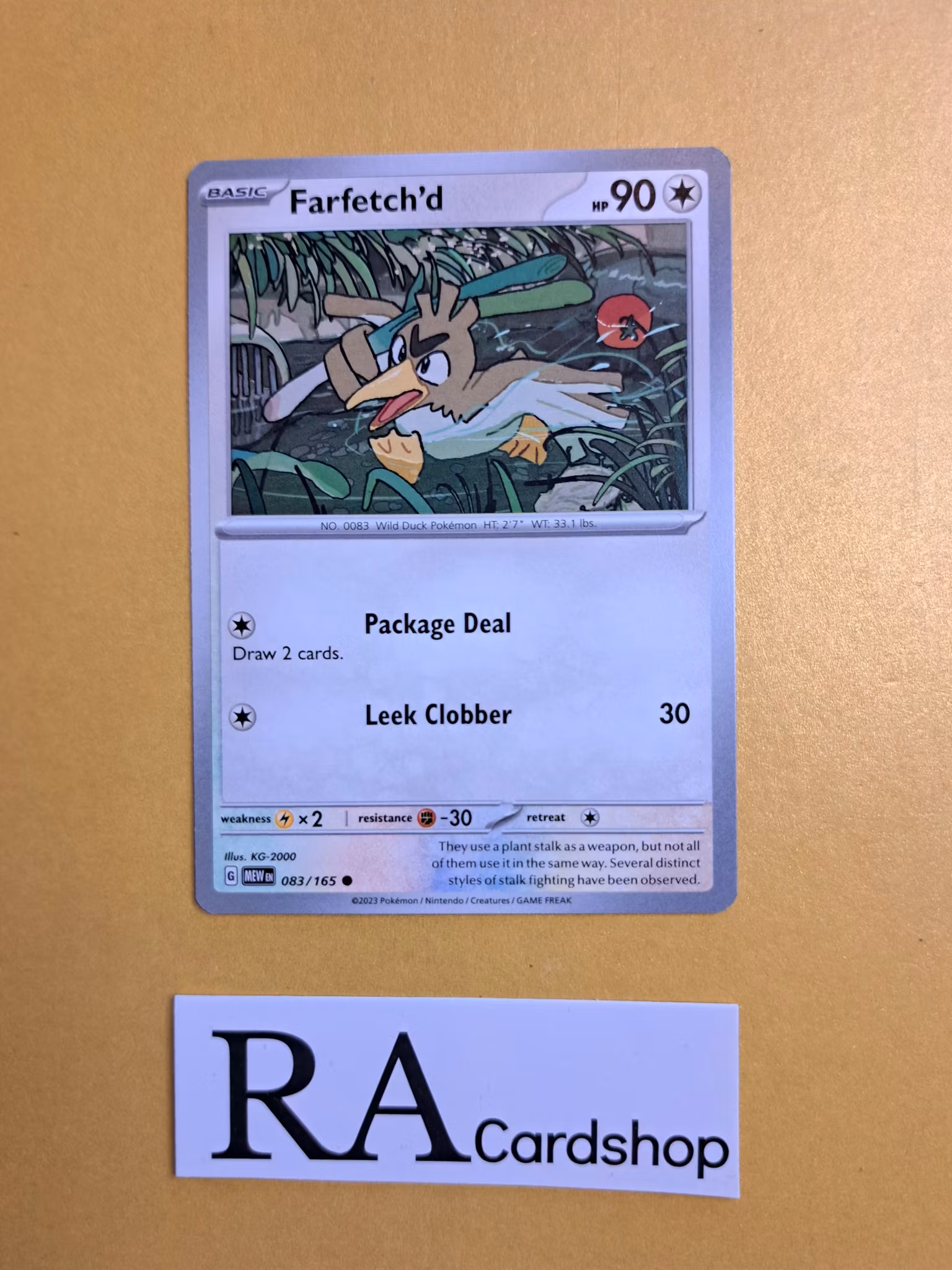 Farfetchd Common 083/165 Pokemon 151