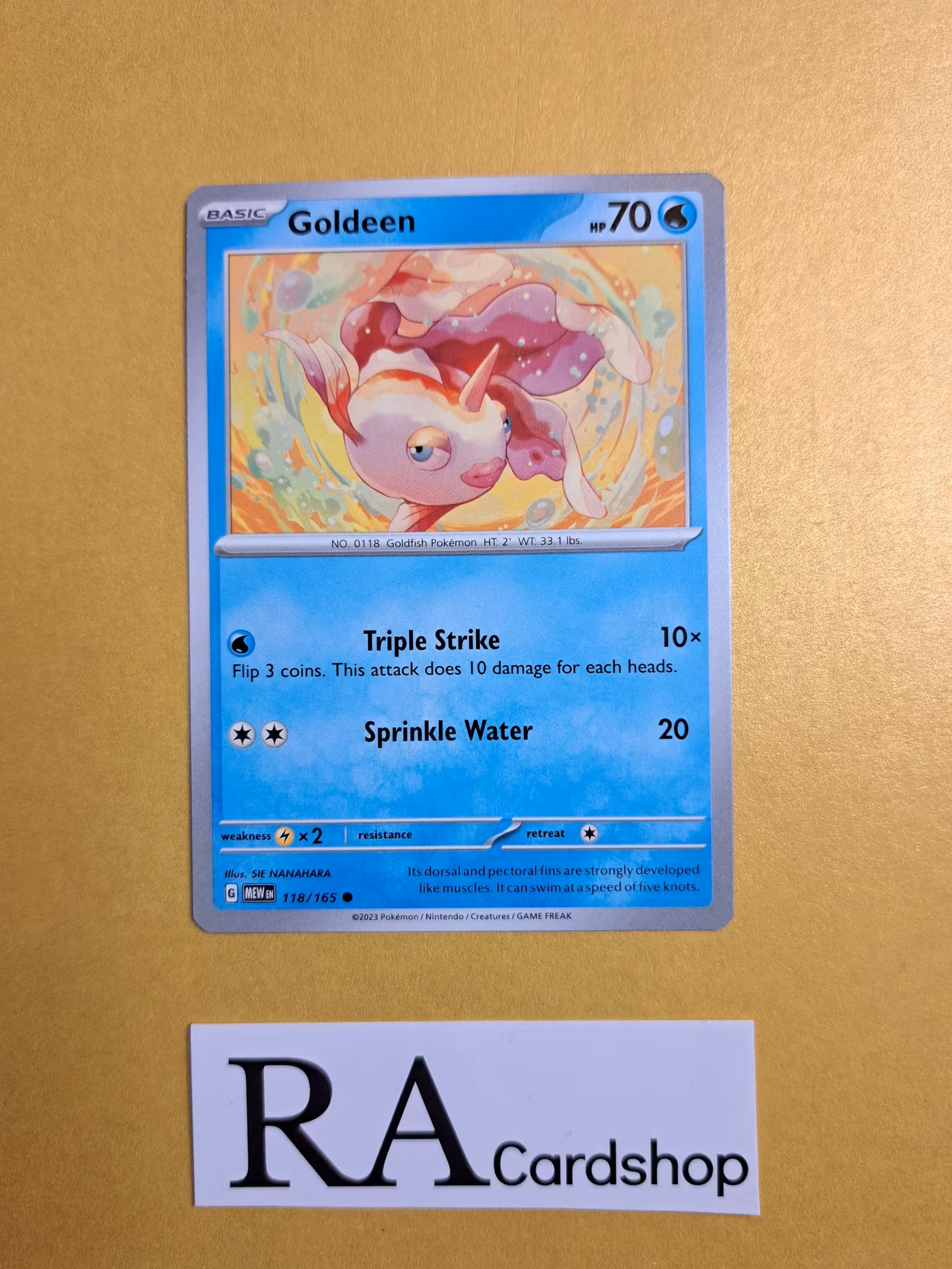 Goldeen Common 118/165 Pokemon 151