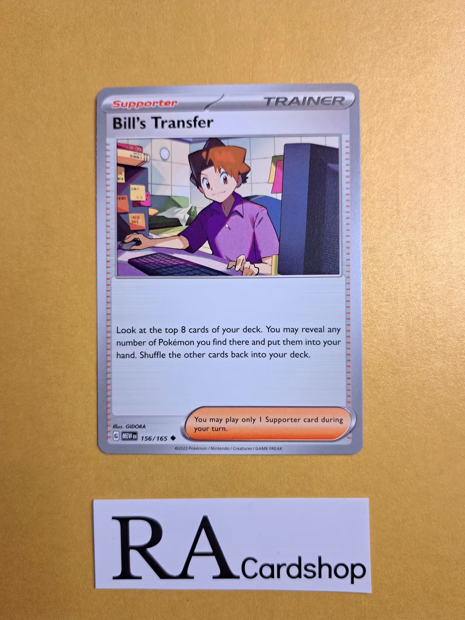 Bills Transfer Uncommon 156/165 Pokemon 151