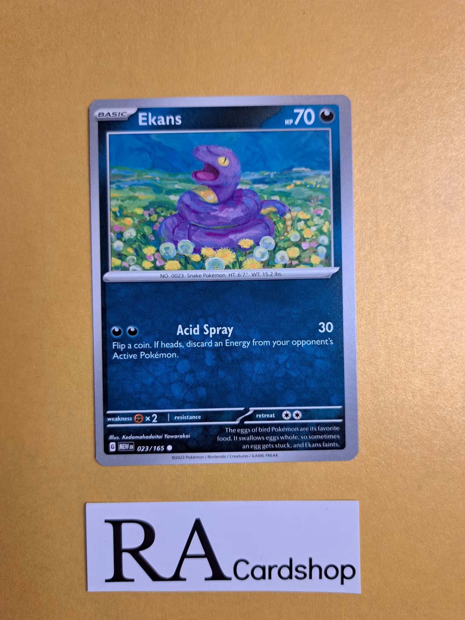 Ekans Common 023/165 Pokemon 151