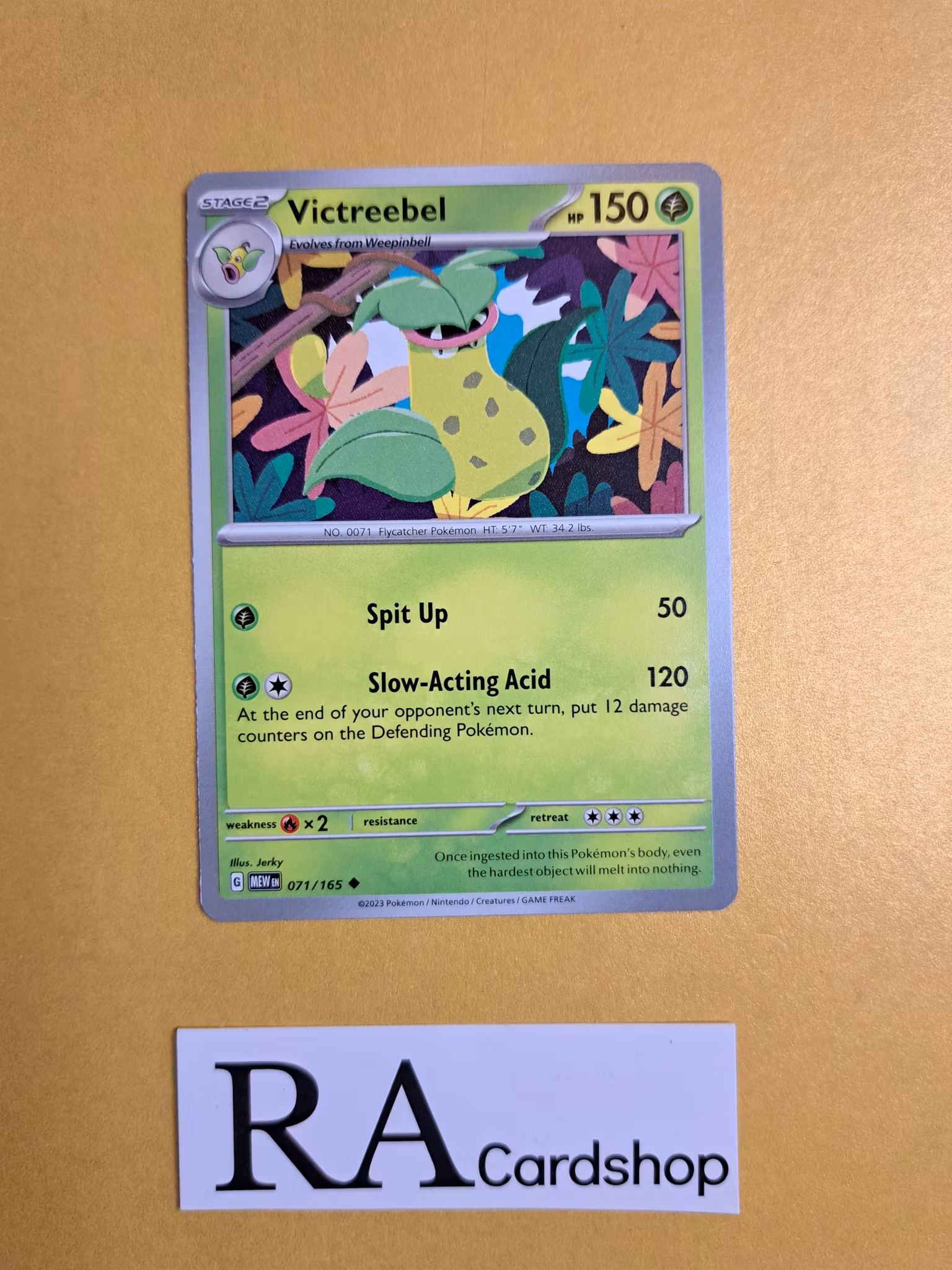 Victreebel Uncommon 071/165 Pokemon 151