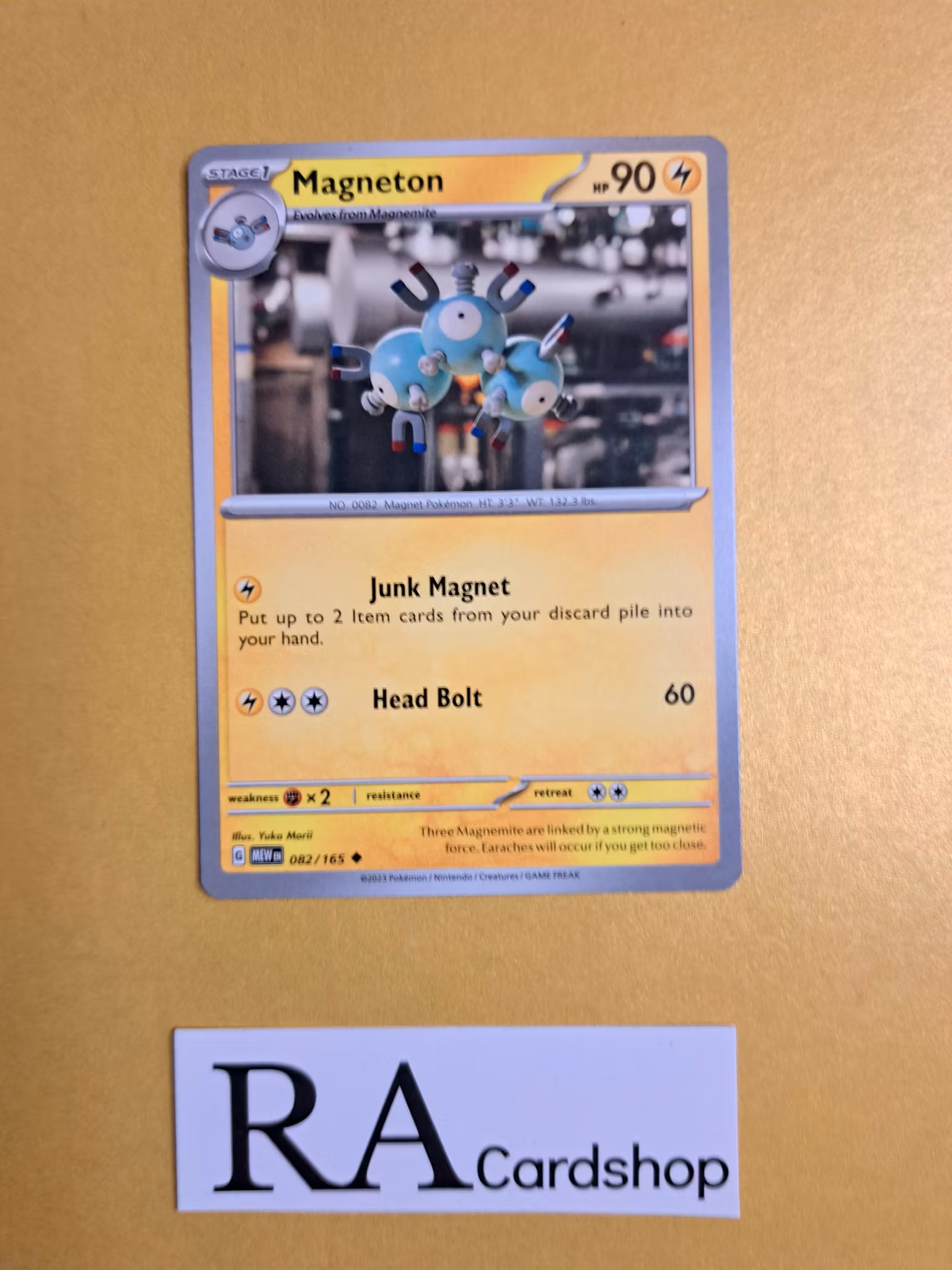 Magneton Uncommon 082/165 Pokemon 151