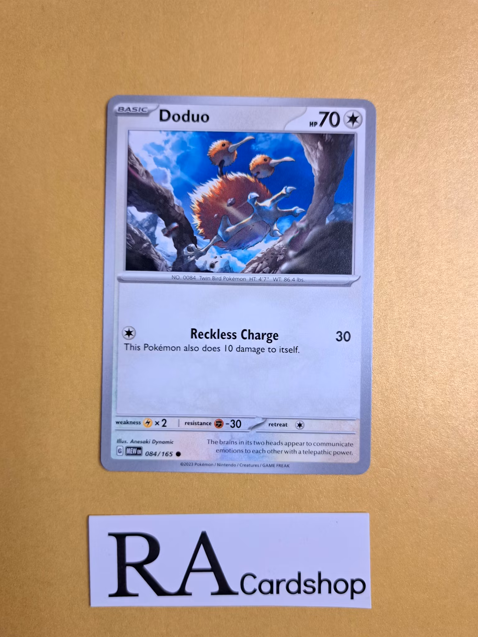 Doduo Common 084/165 Pokemon 151