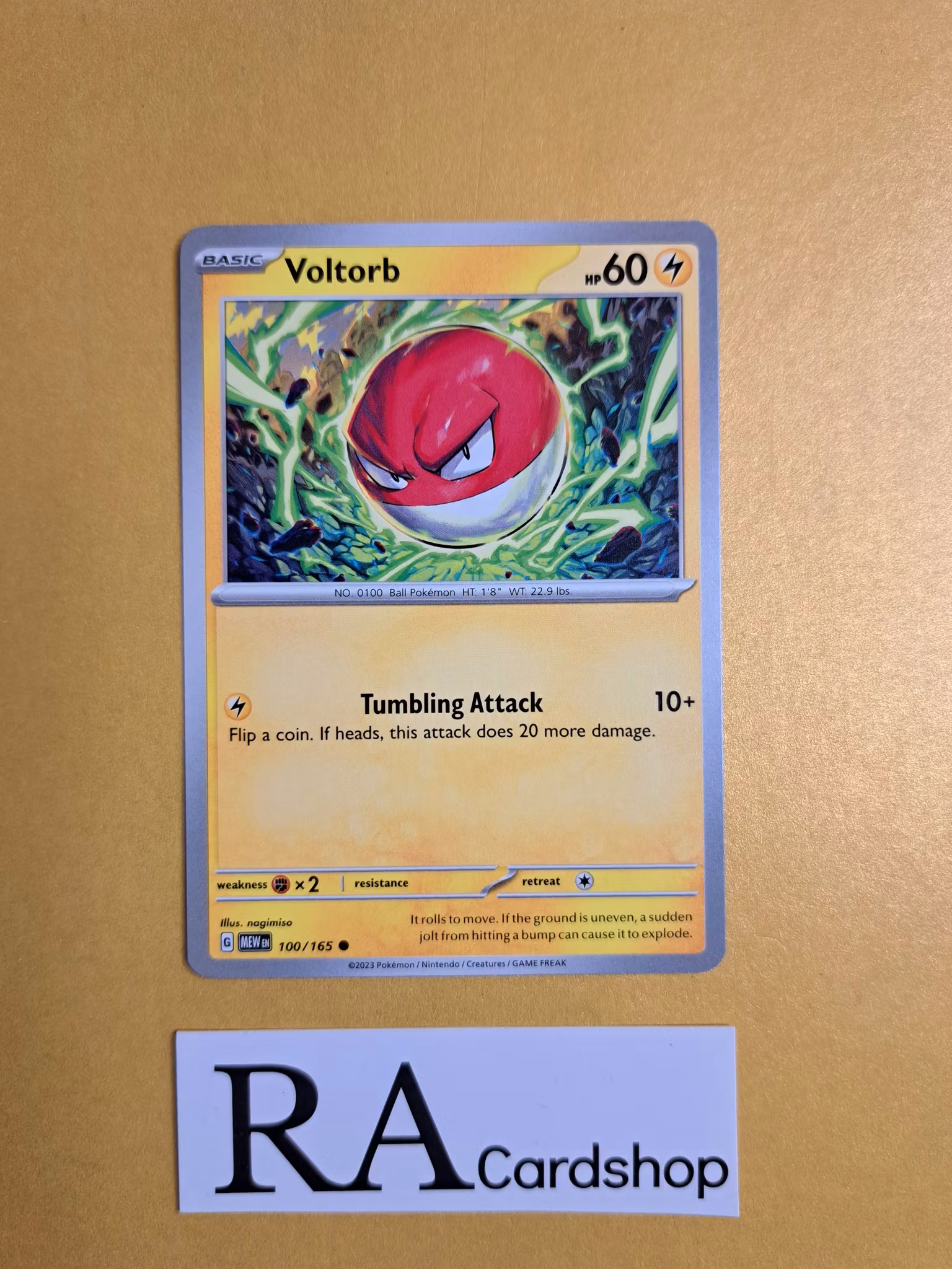 Voltorb Common 100/165 Pokemon 151