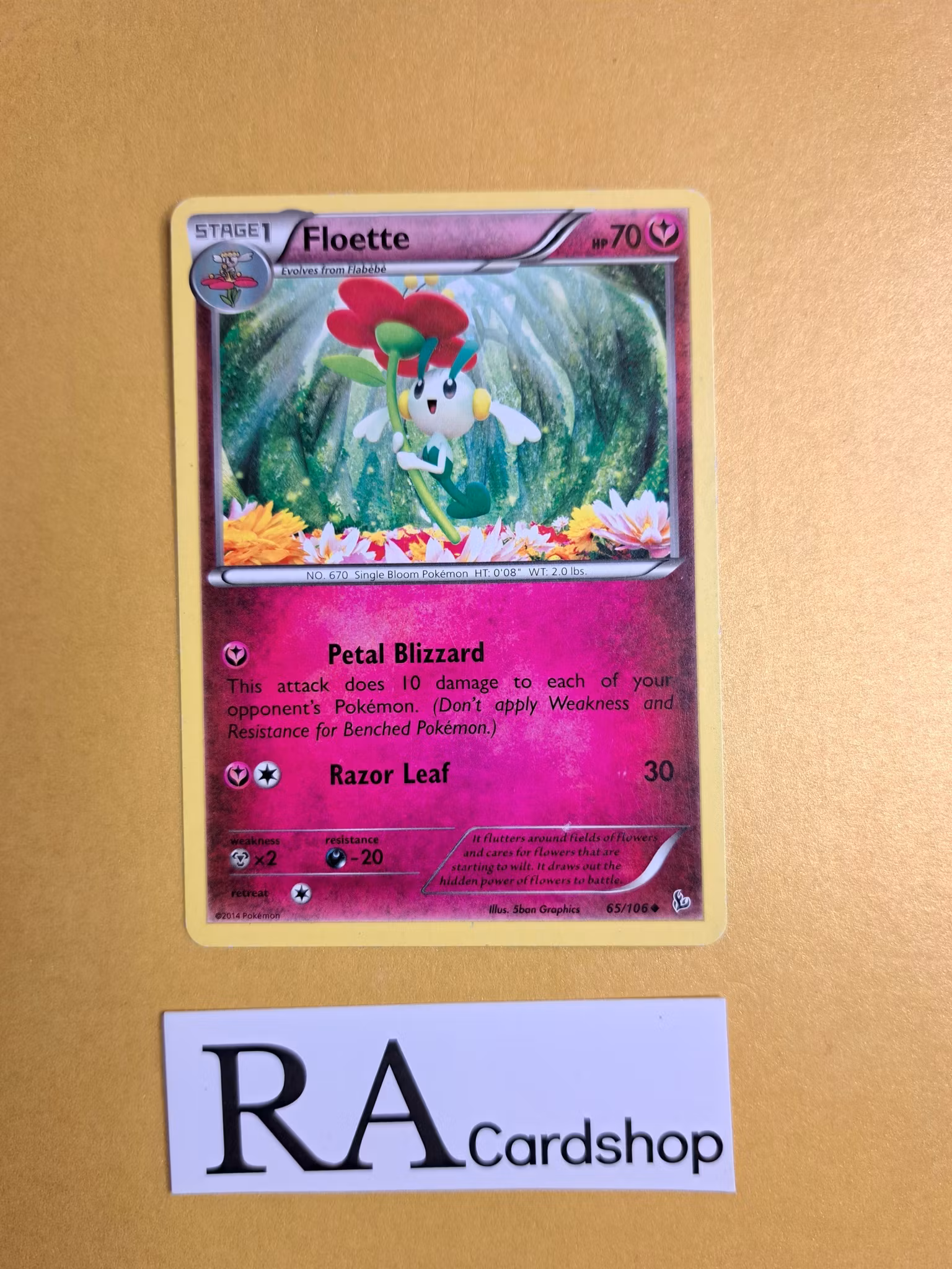 Floette Uncommon 65/106 XY Flashfire Pokemon