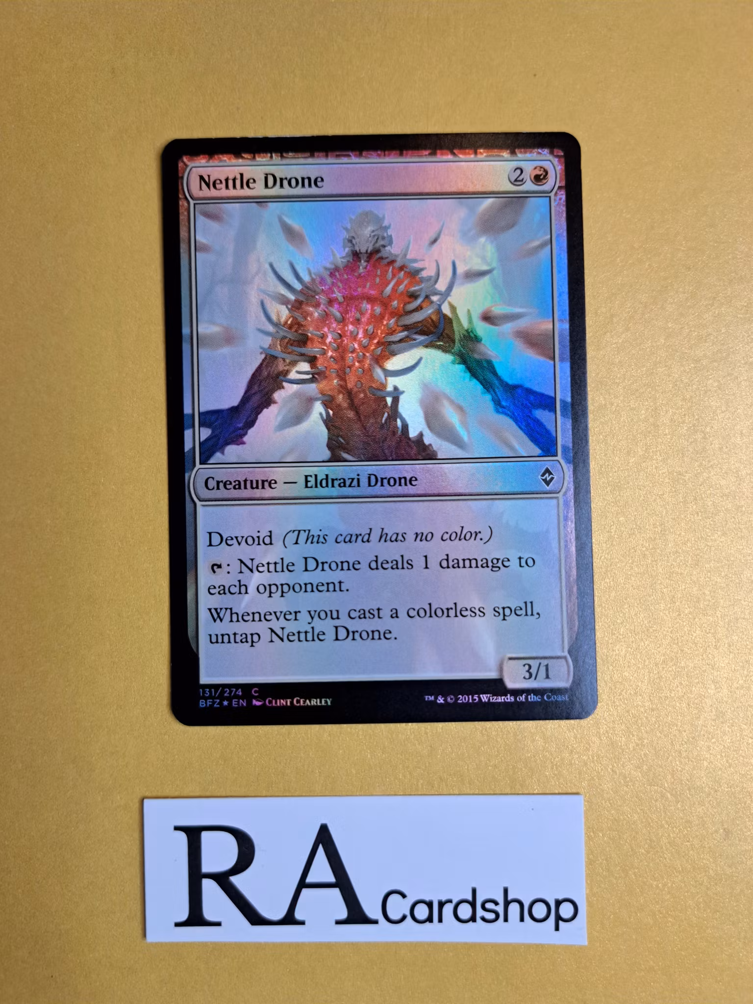 Nettle Drone Common (Foil) 131/274 Battle for Zendikar (BFZ) Magic the Gathering