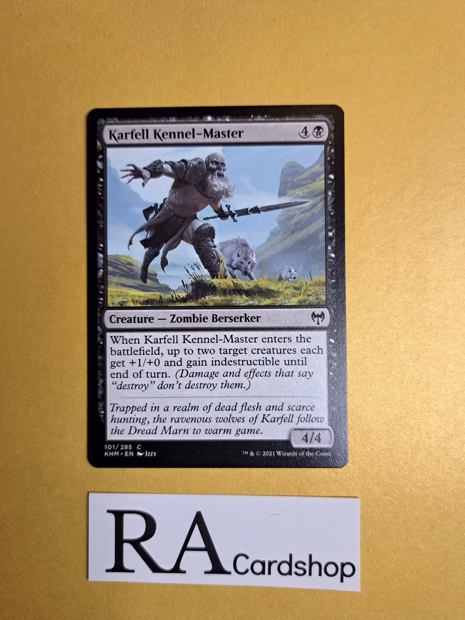 Karfell Kennel-Master Common 101/285 Kaldheim (KHM) Magic the Gathering