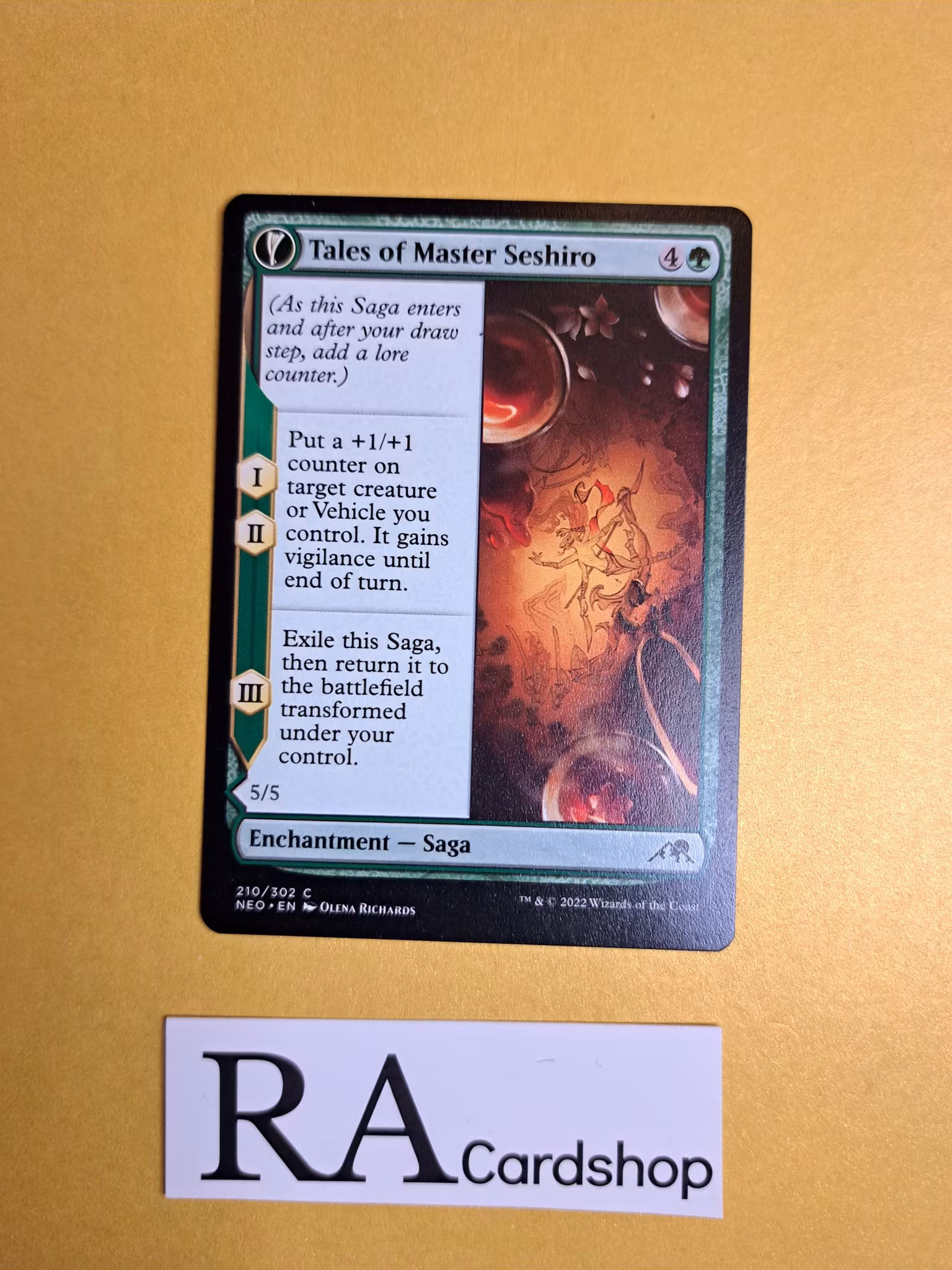 Tales of Master Seshiro Common 210/302 Kamigawa: Neon Dynasty (NEO) Magic the Gathering