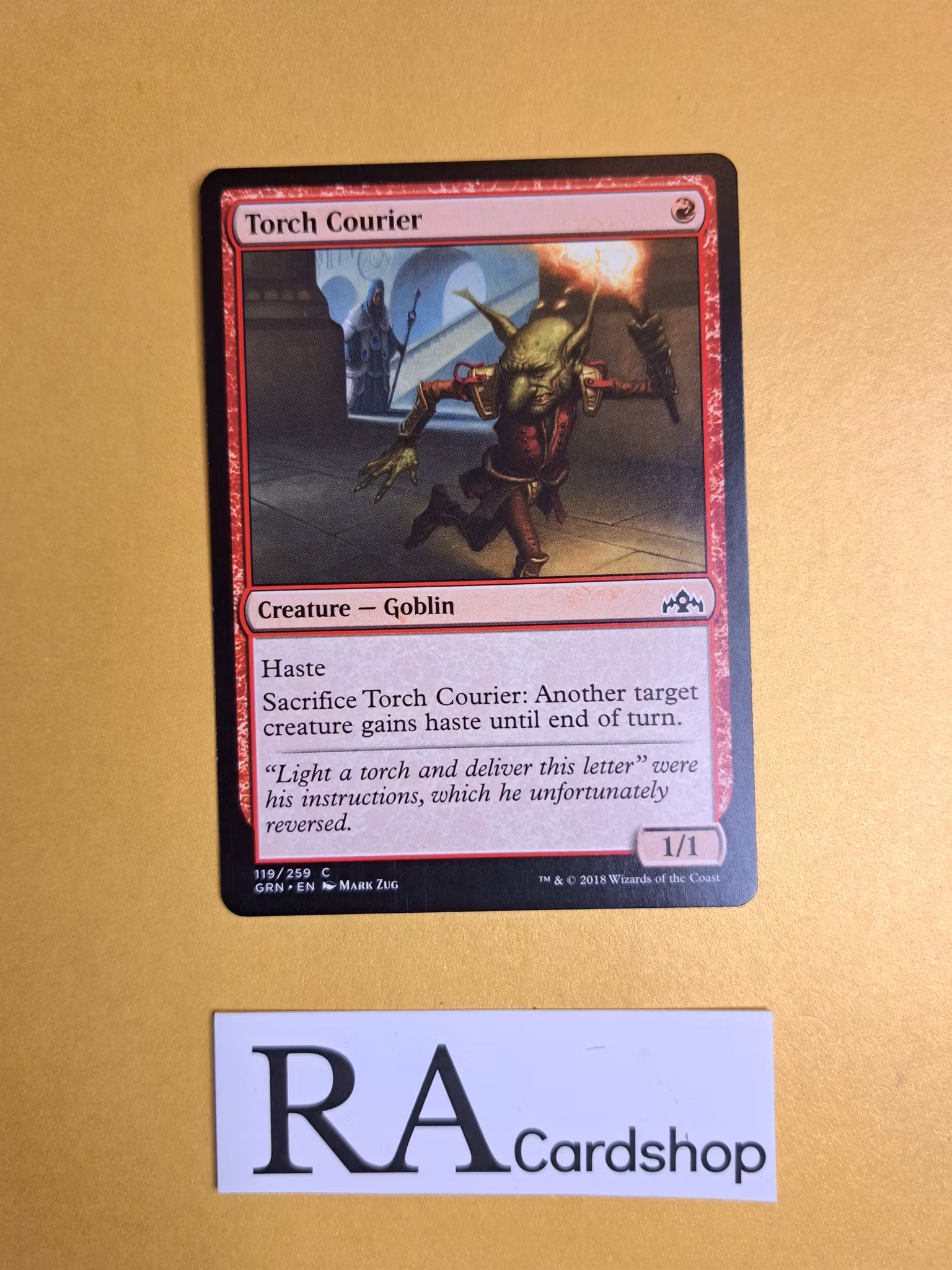 Torch Courier Common 119/259 Guilds of Ravnica (GRN) Magic the Gathering
