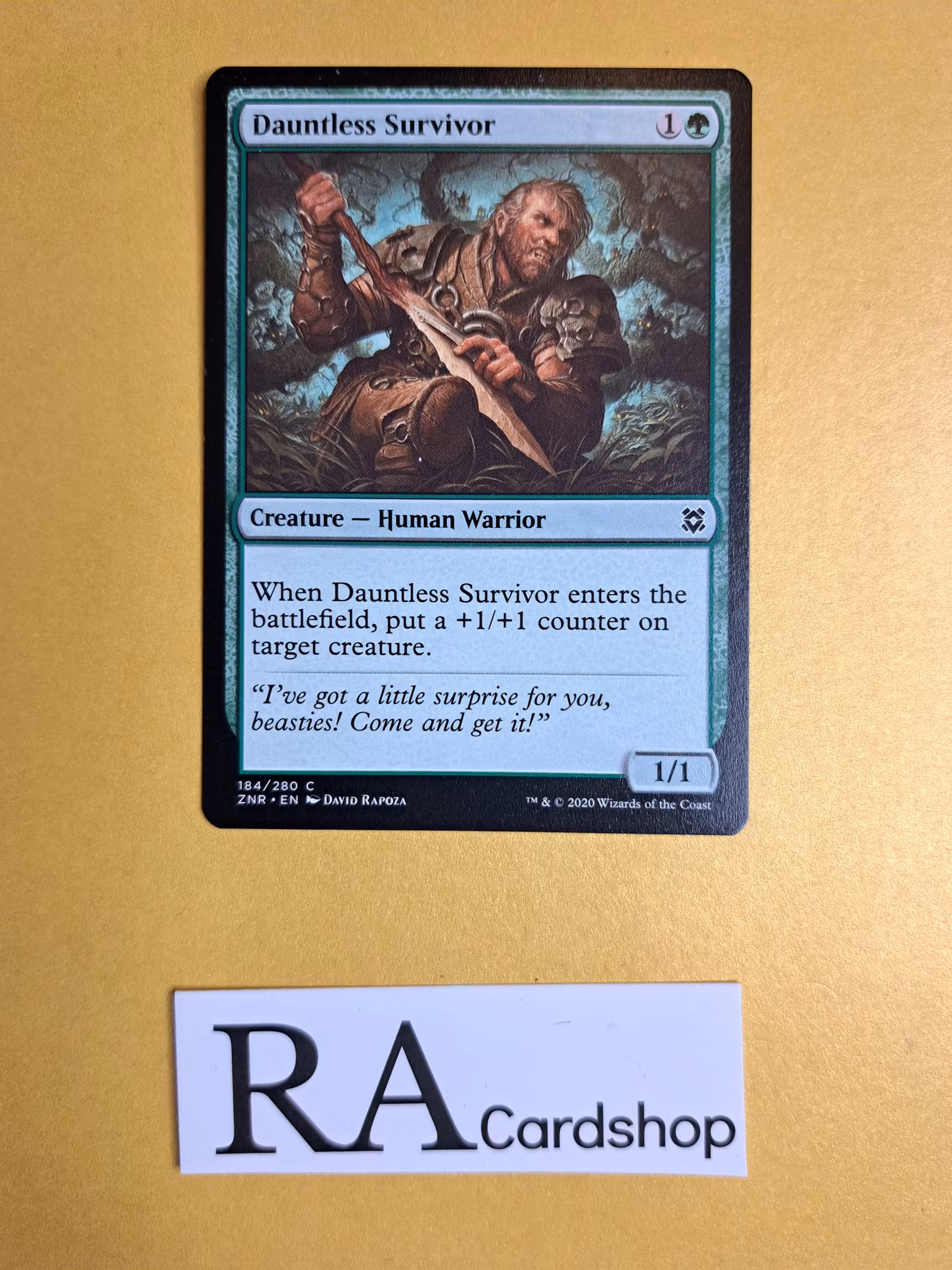Dauntless Survivor Common 184/280 Zendikar Rising (ZNR) Magic the Gathering