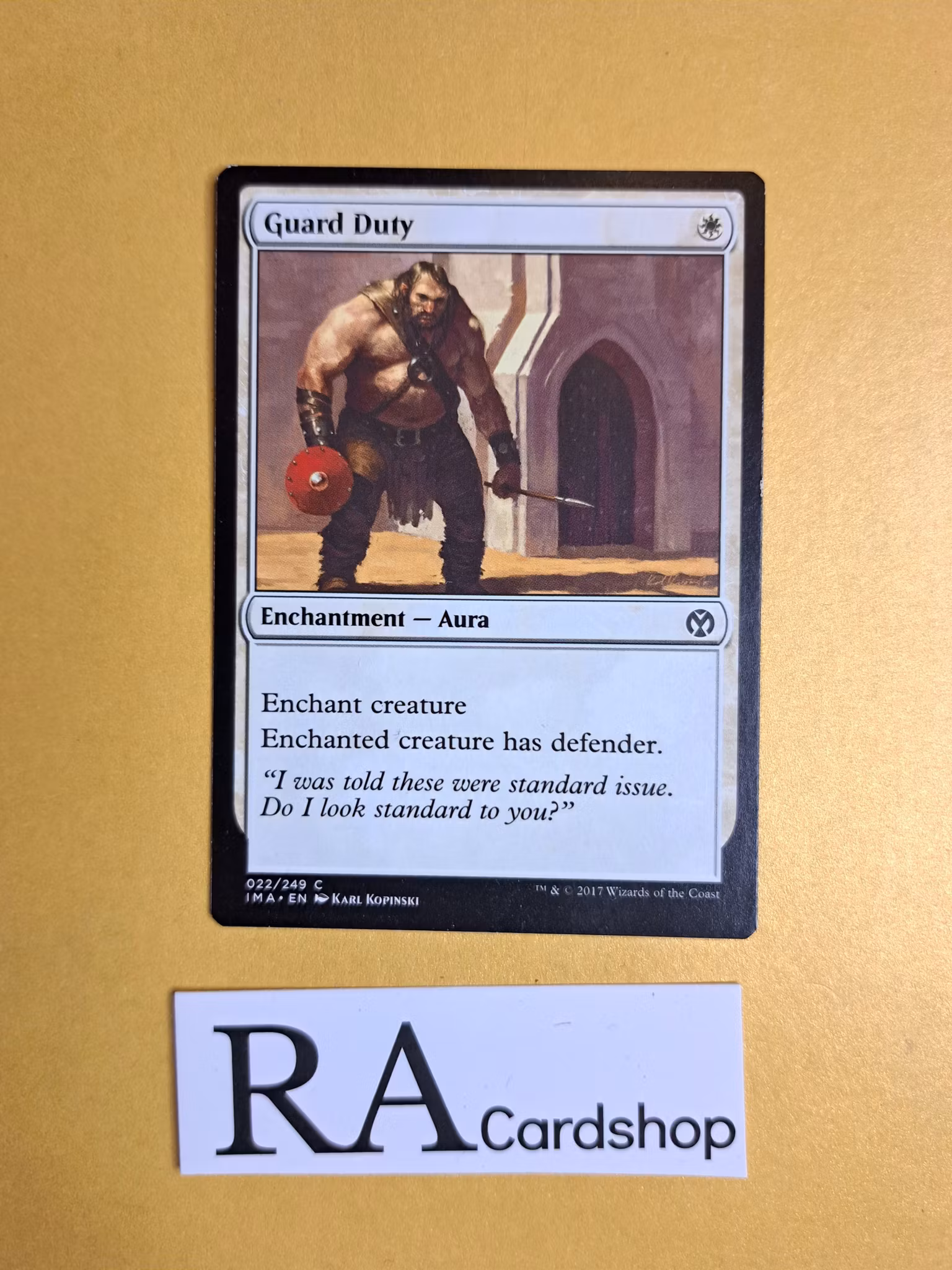 Guard Duty Common 022/249 Iconic Masters (IMA) Magic the Gathering