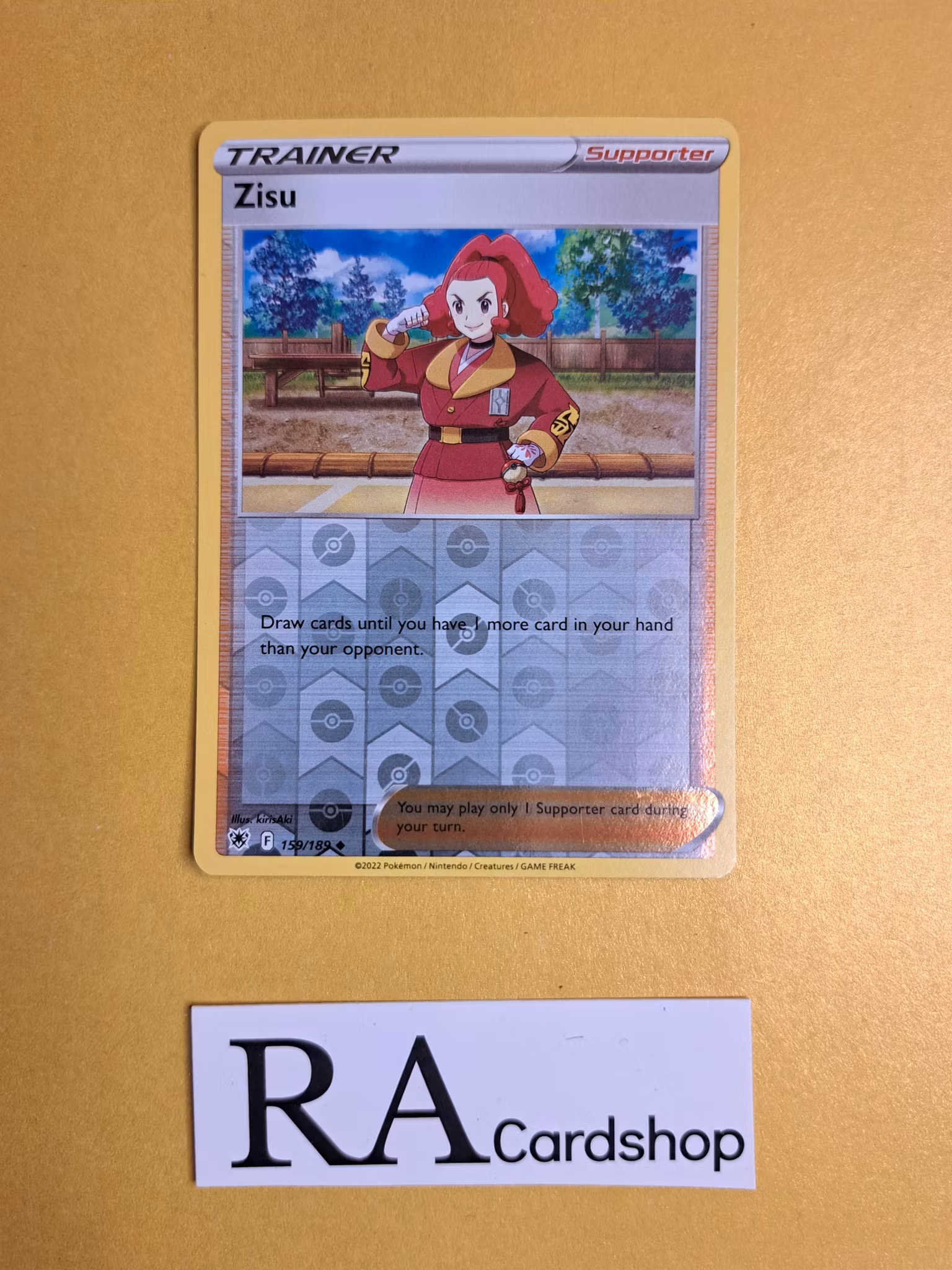 Zisu Reverse Holo Uncommon 159/189 Astral Radiance Pokemon