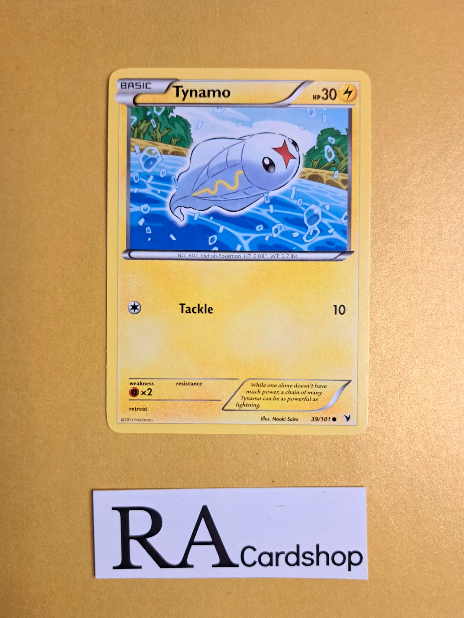 Tynamo Common 39/101 Noble Victories Pokemon