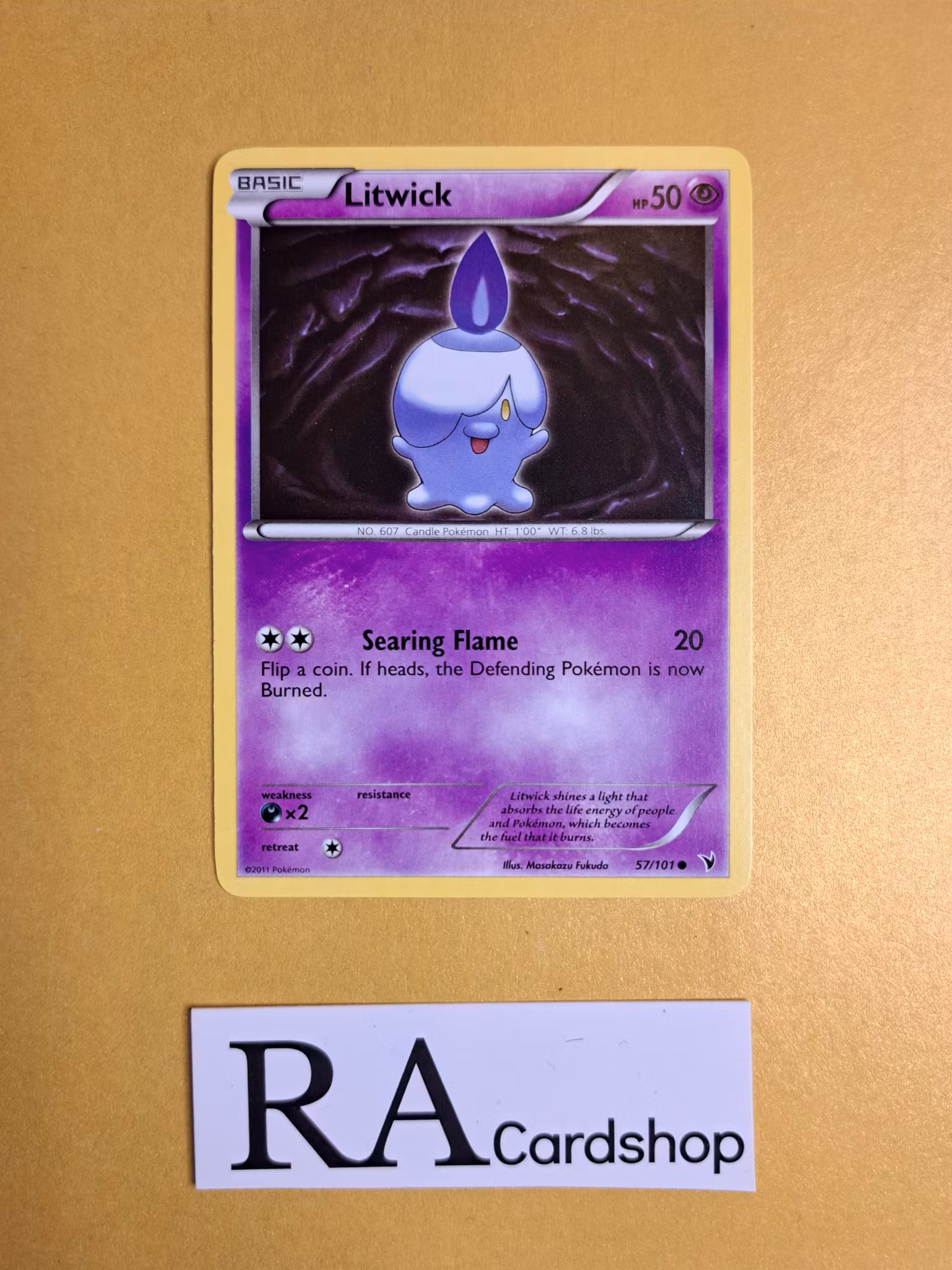 Litwick Common 57/101 Noble Victories Pokemon