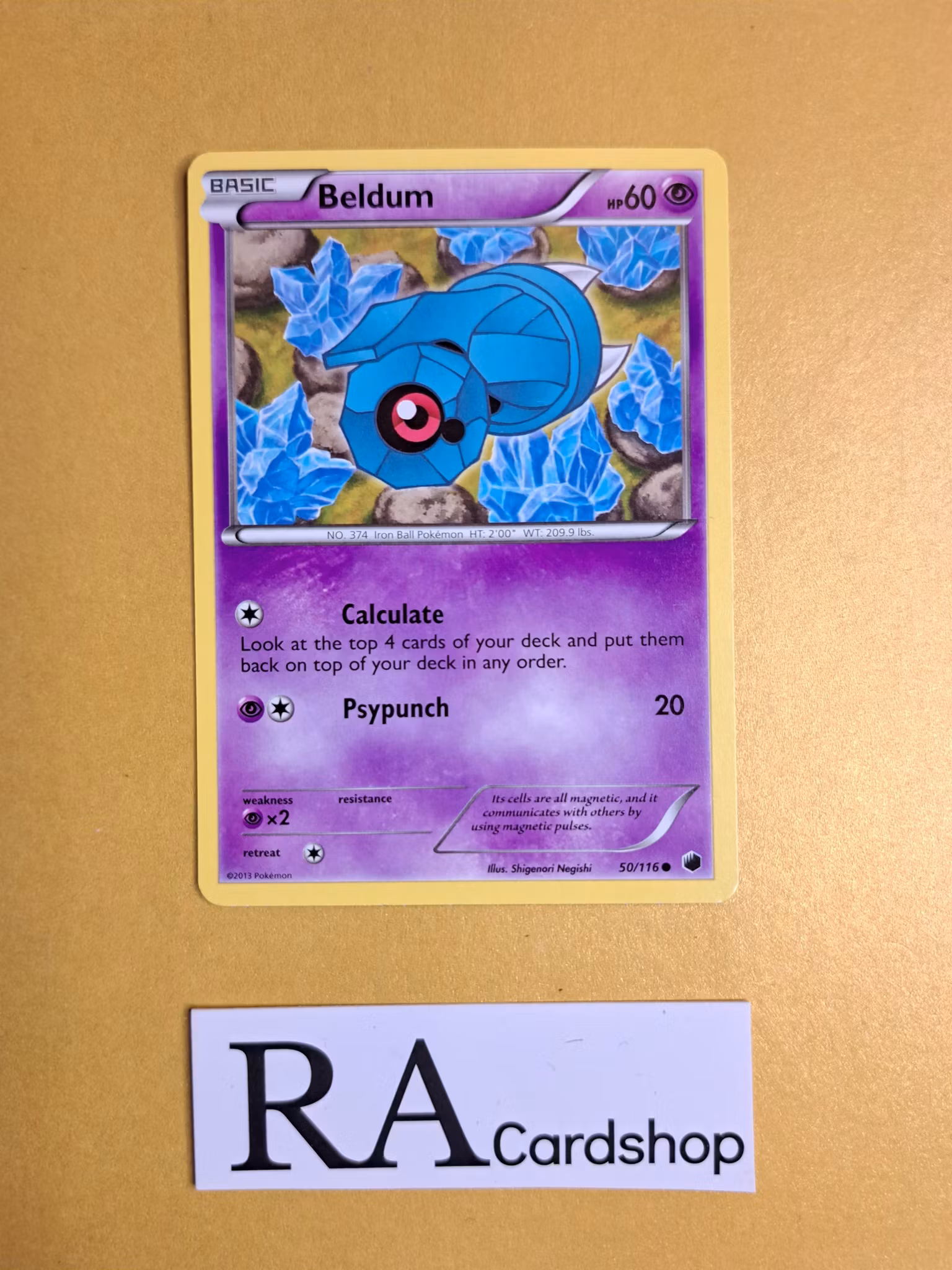 Beldum Common 50/116 Plasma Freeze Pokemon
