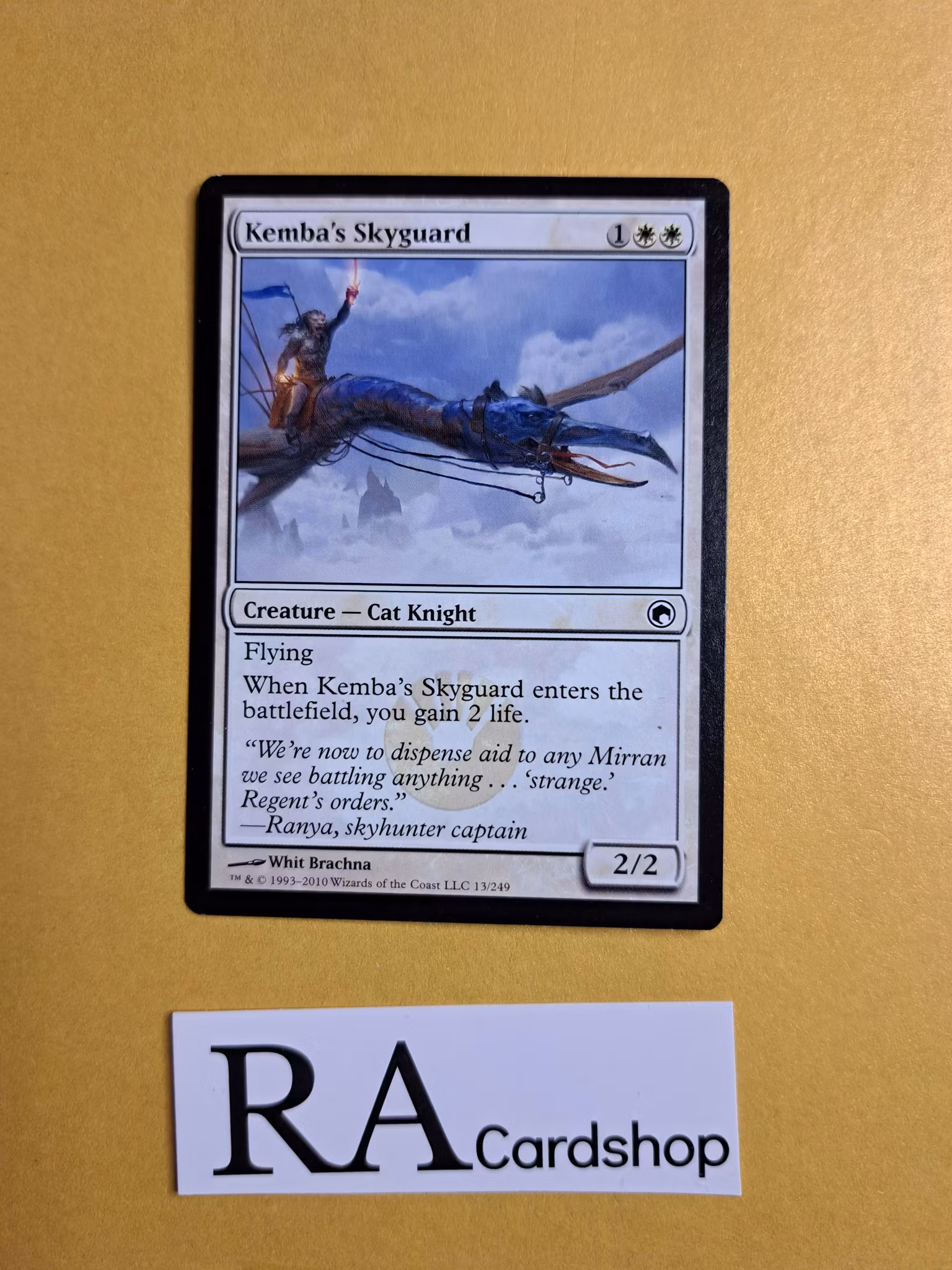 Kembas Skyguard Common 13/249 Scars of Mirrodin (SOM) Magic the Gathering