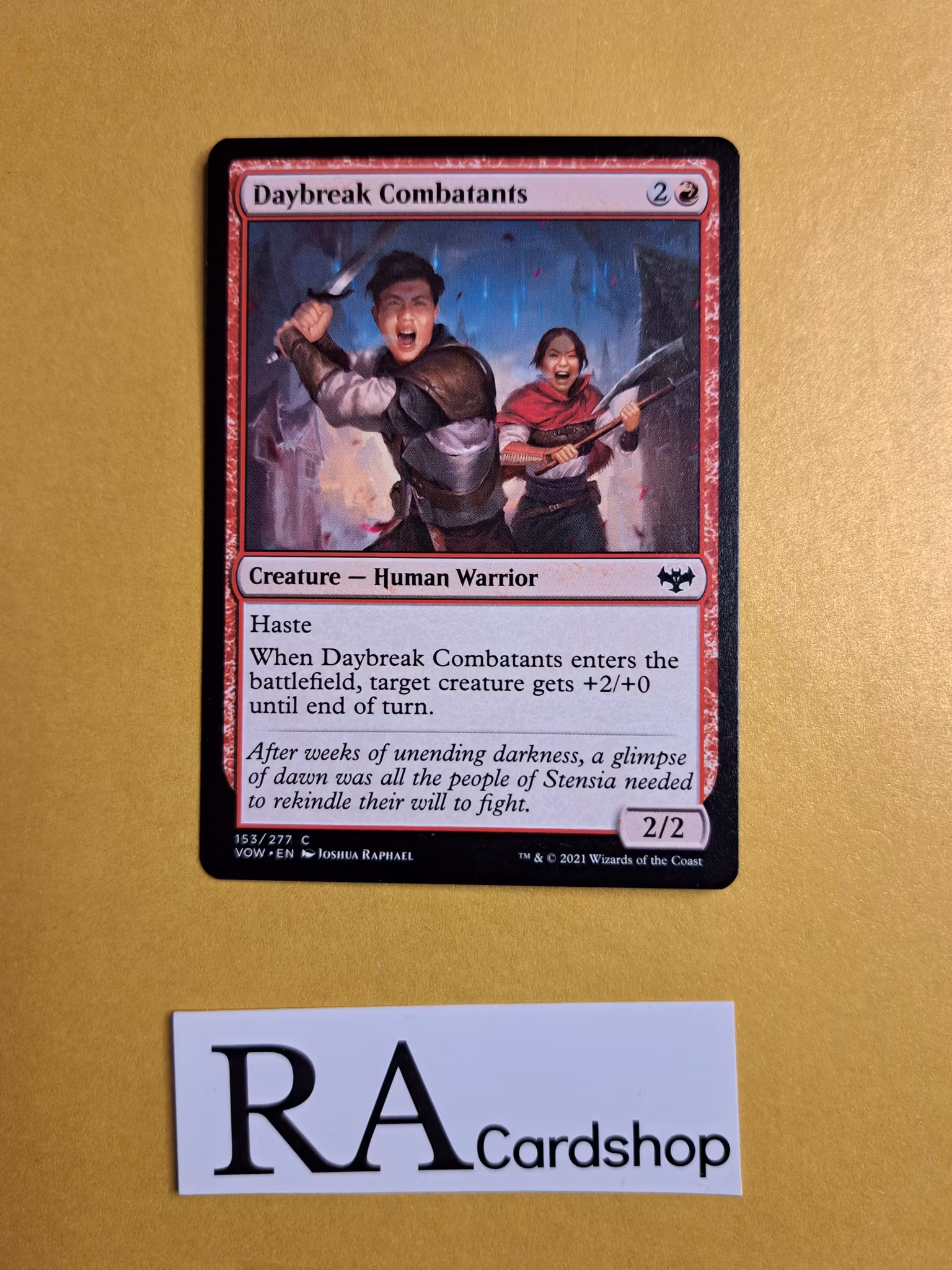 Daybreak Combatants Common 153/277 Innistrad: Crimson Vow (VOW) Magic the Gathering