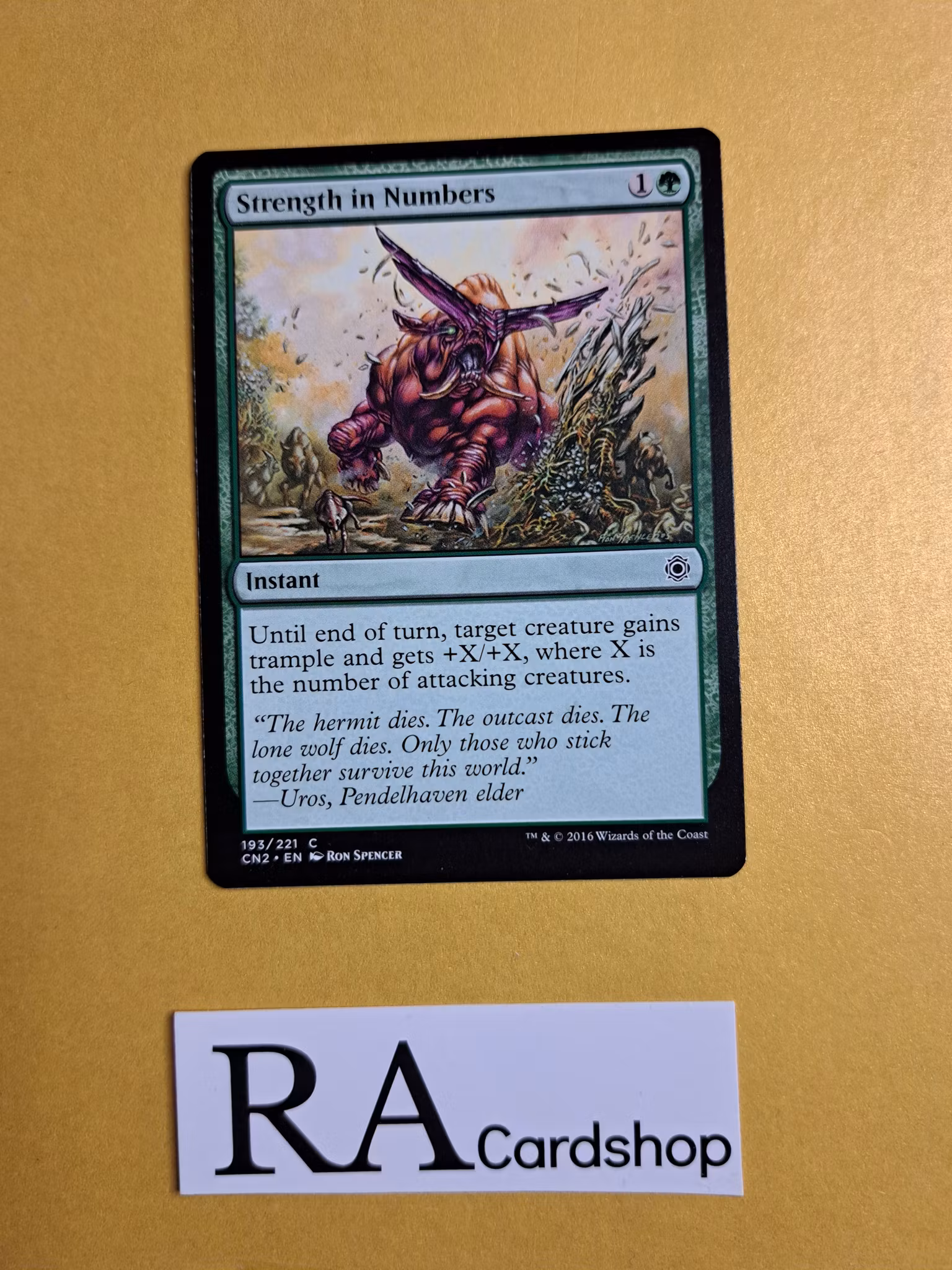 Strenght in Numbers Common 193/221 Conspiracy Take the Crown Magic the Gathering