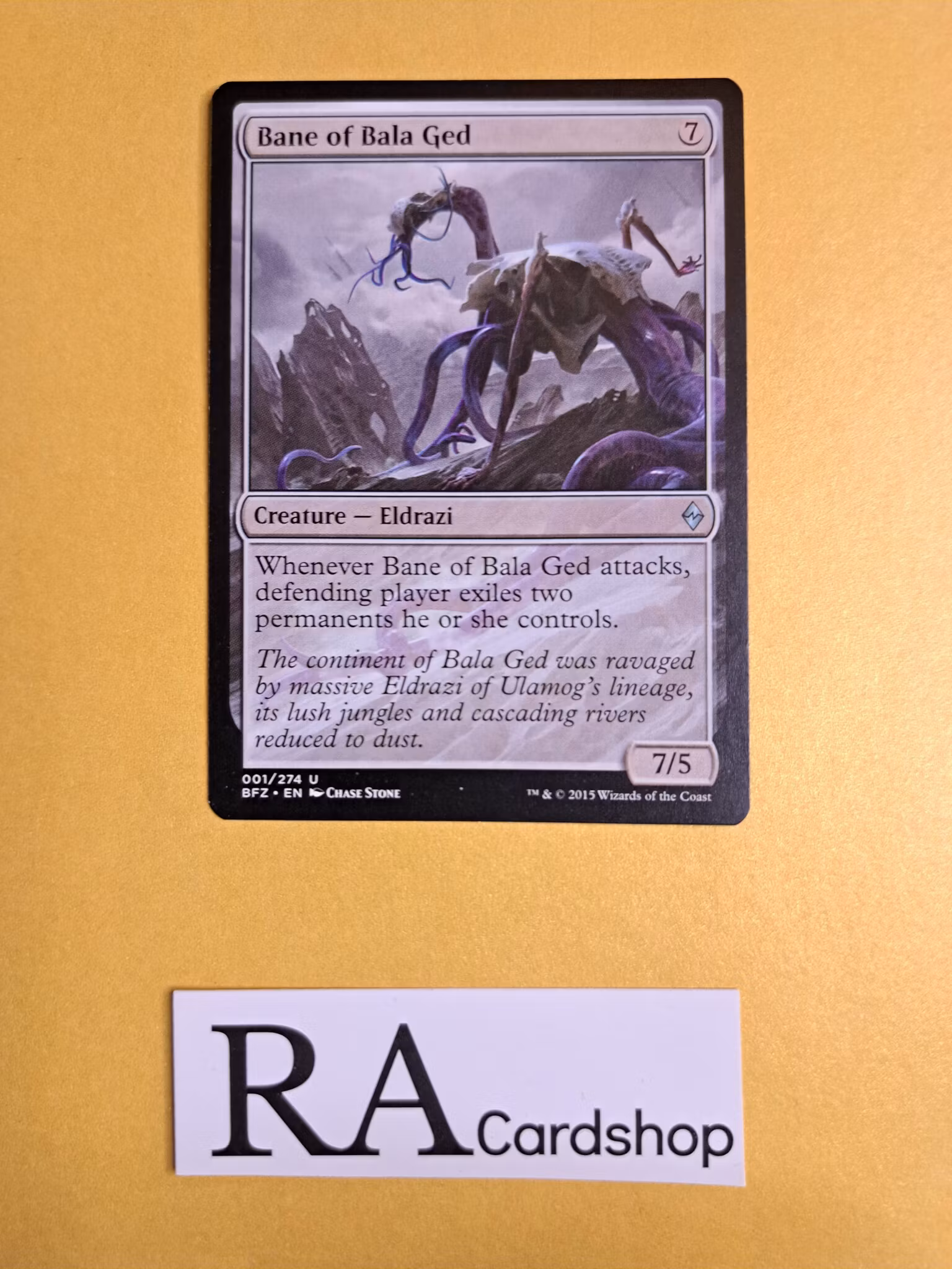 Bane of Bala Ged Uncommon 001/274 Battle for Zendikar (BFZ) Magic the Gathering