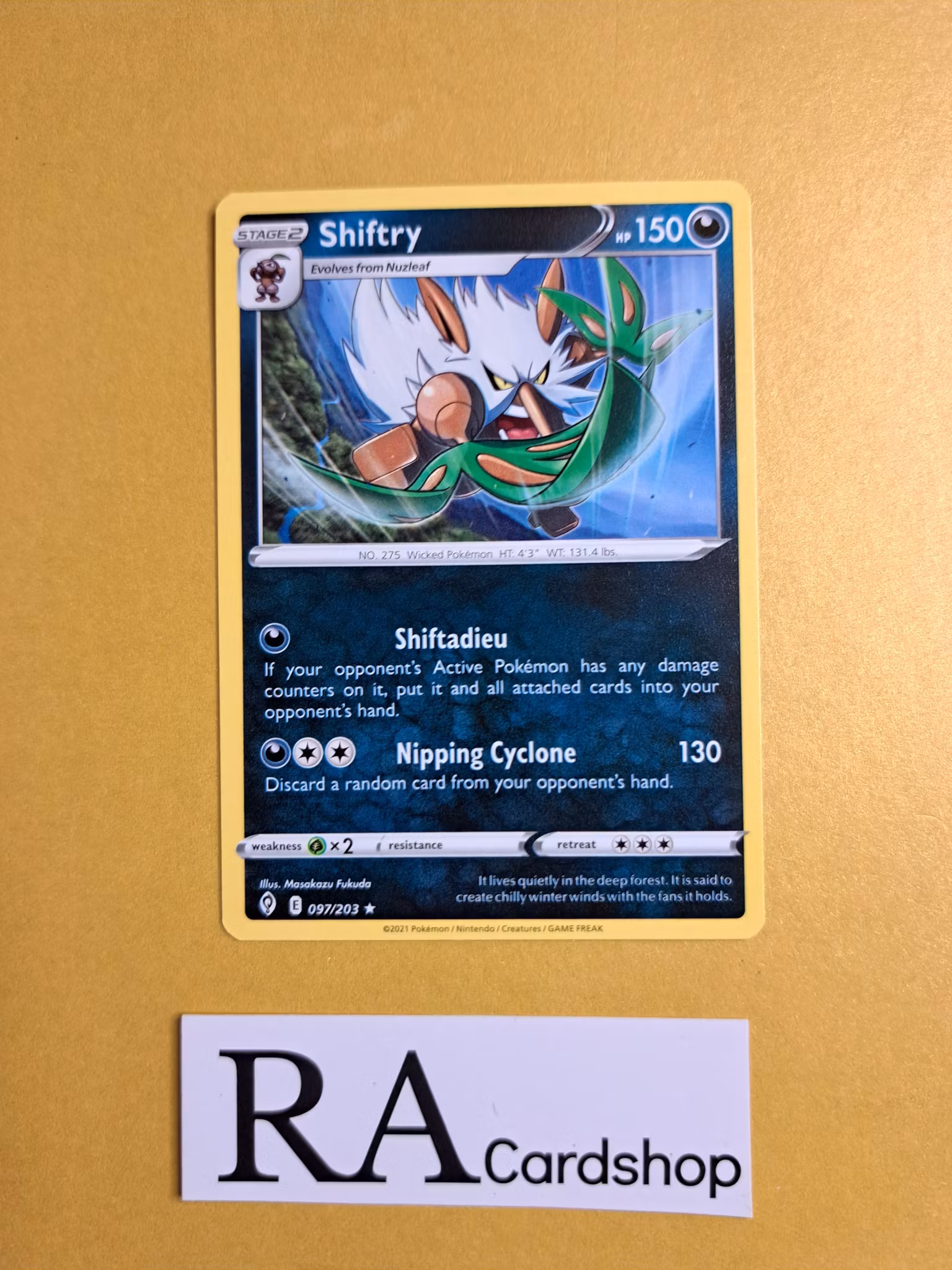 Shiftry Rare 097/203 Pokemon
