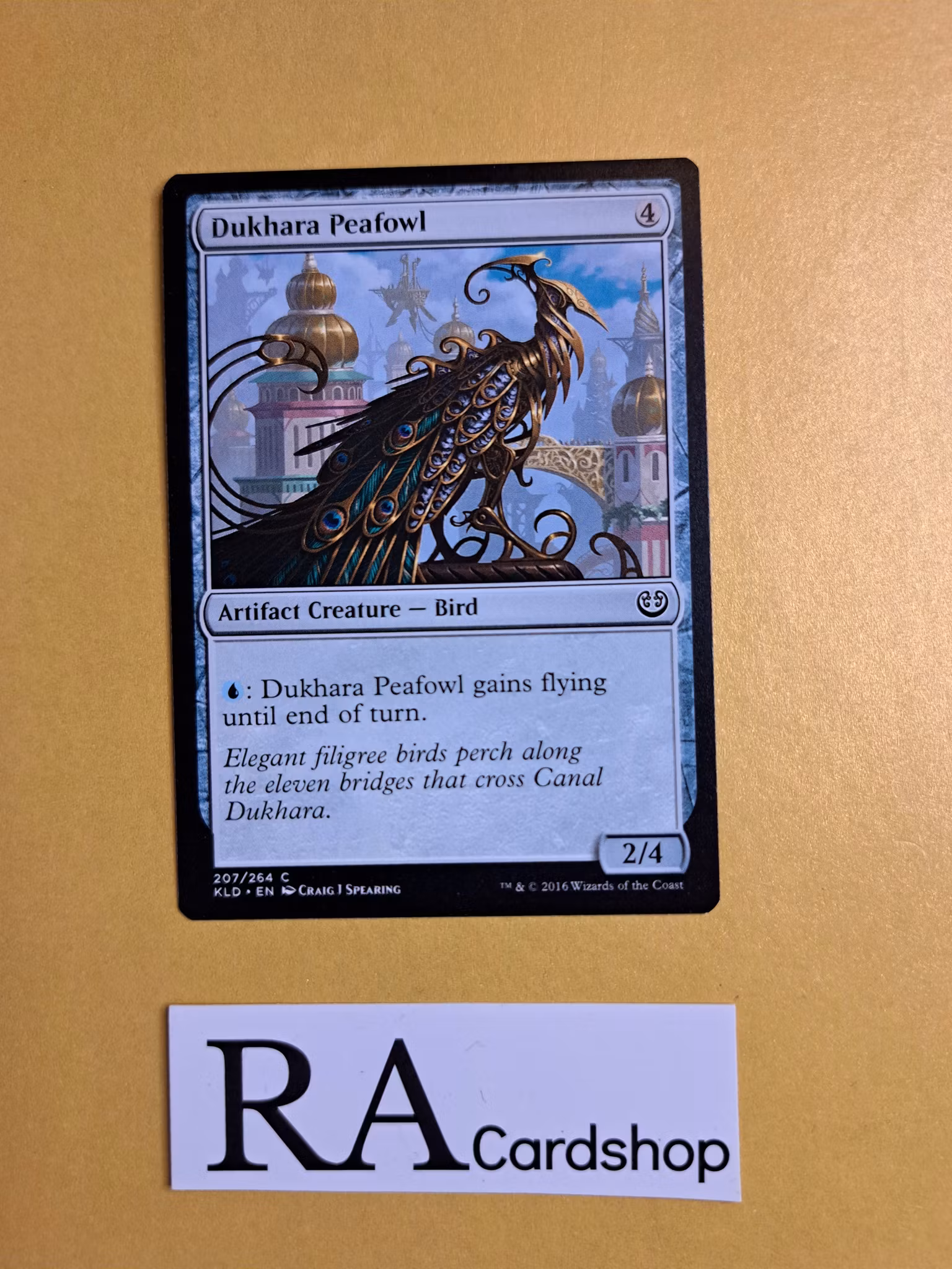 Dukhara Peafowl Common 207/264 Kaladesh (KLD) Magic the Gathering