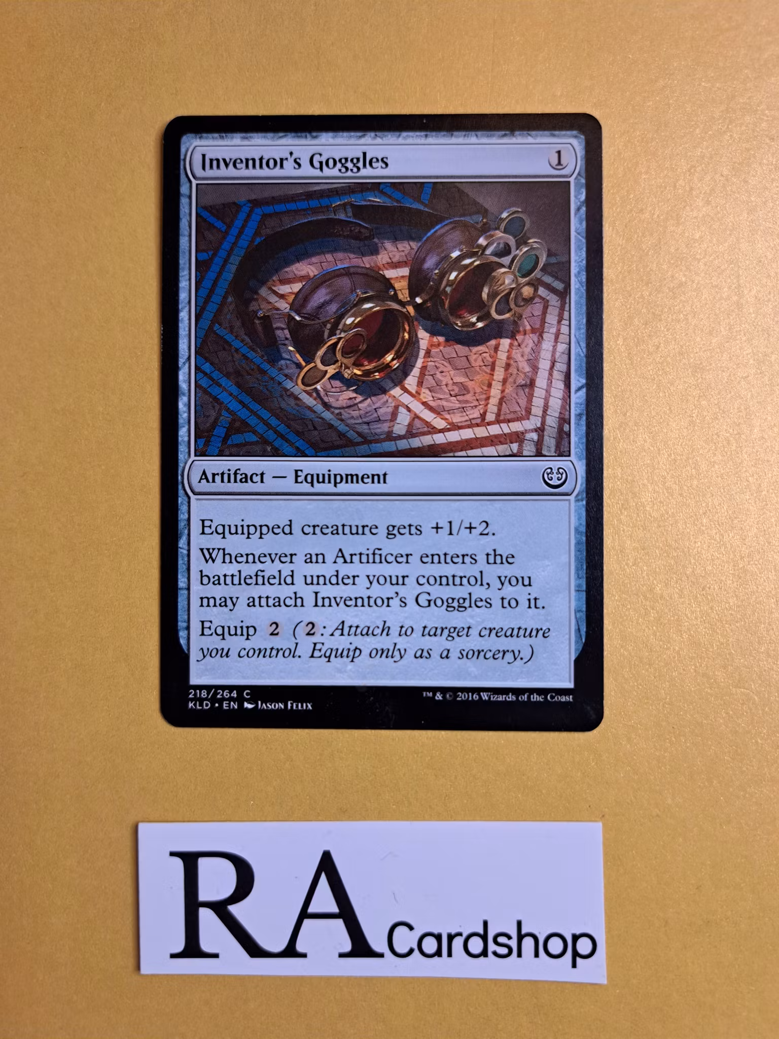 Inventors Goggles Common 218/264 Kaladesh (KLD) Magic the Gathering