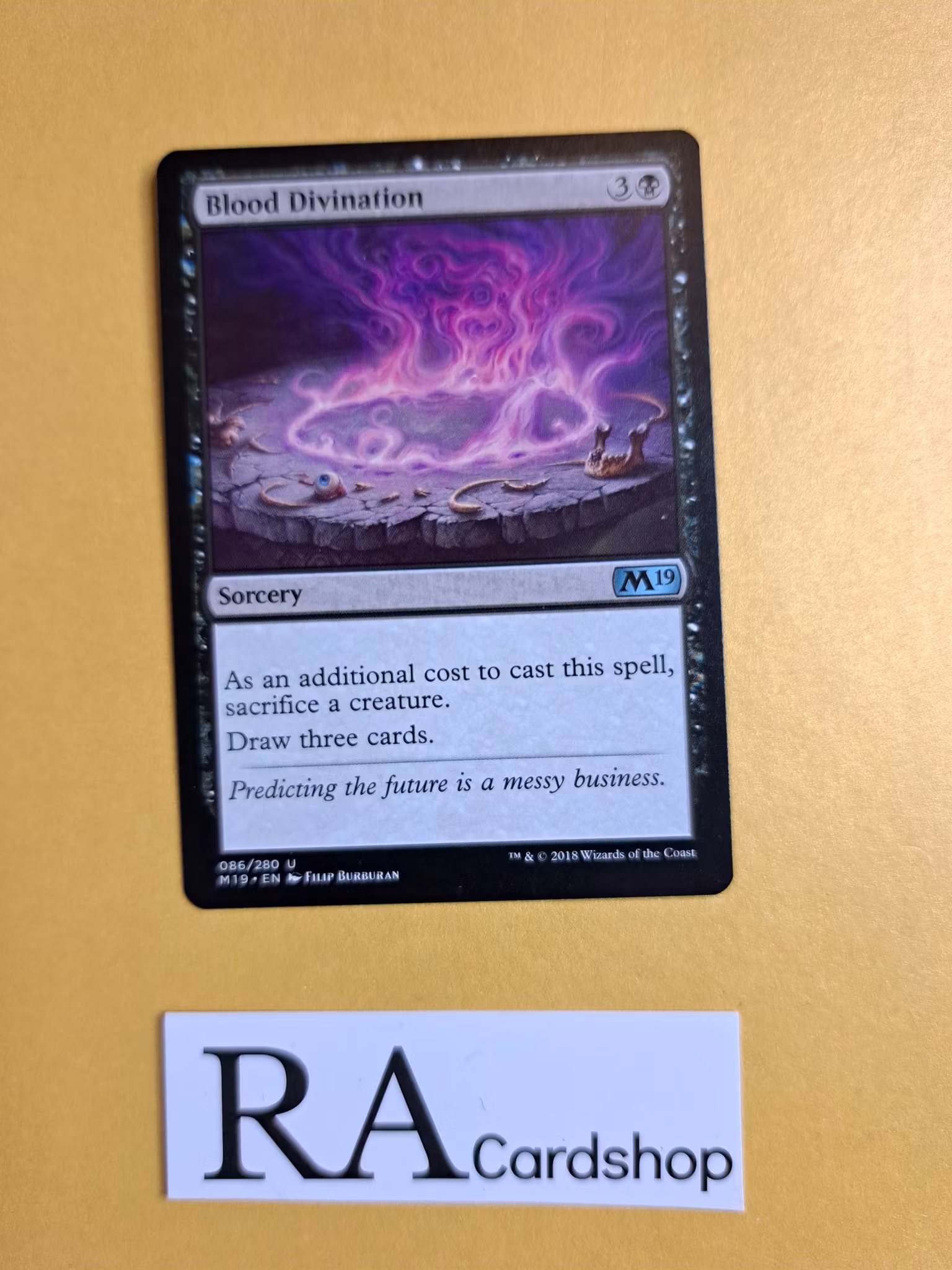 Blood Divination Uncommon 086/280 Core 2019 (M19) Magic the Gathering