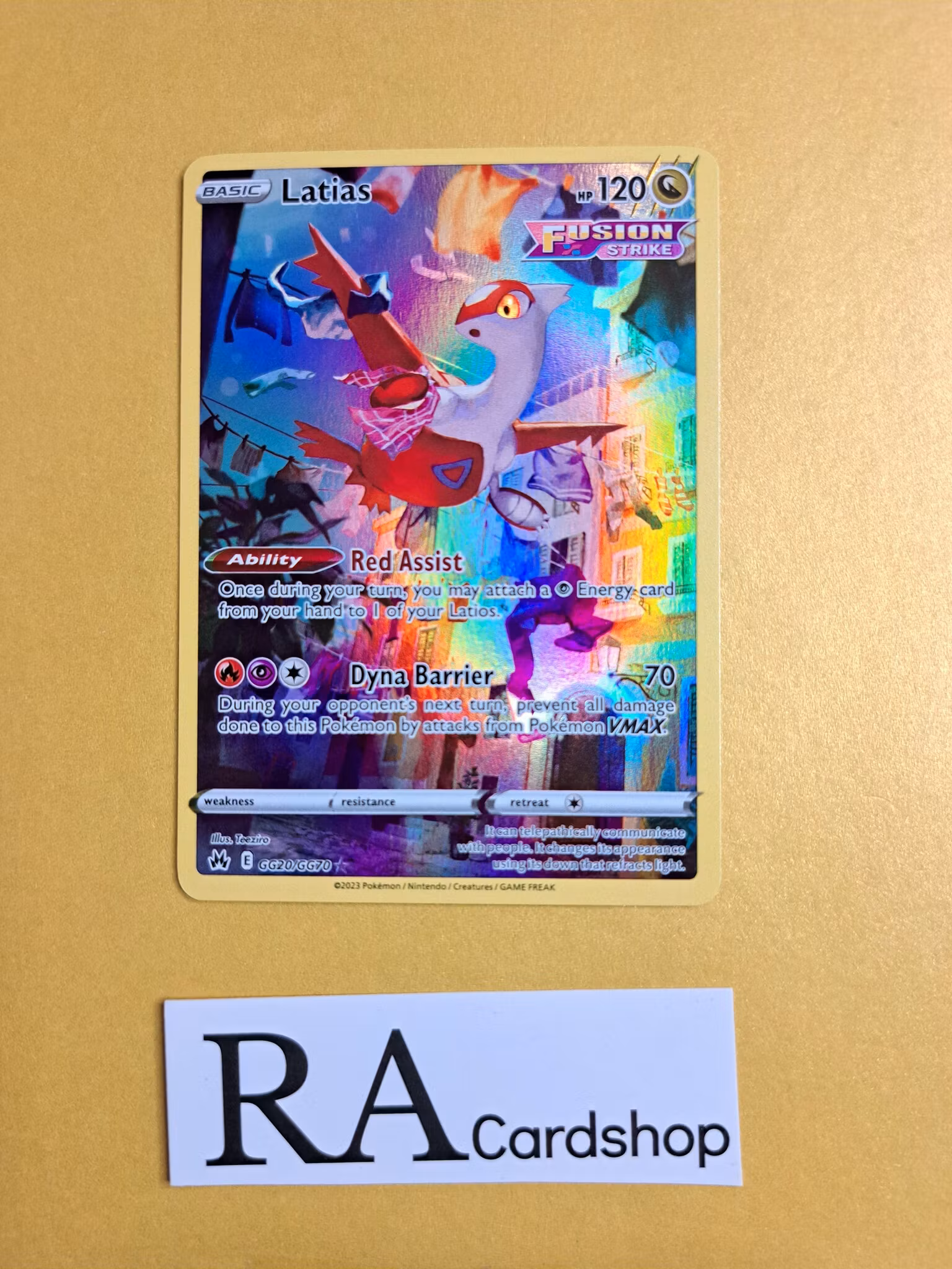 Latias GG20/GG70 Crown Zenith Pokemon