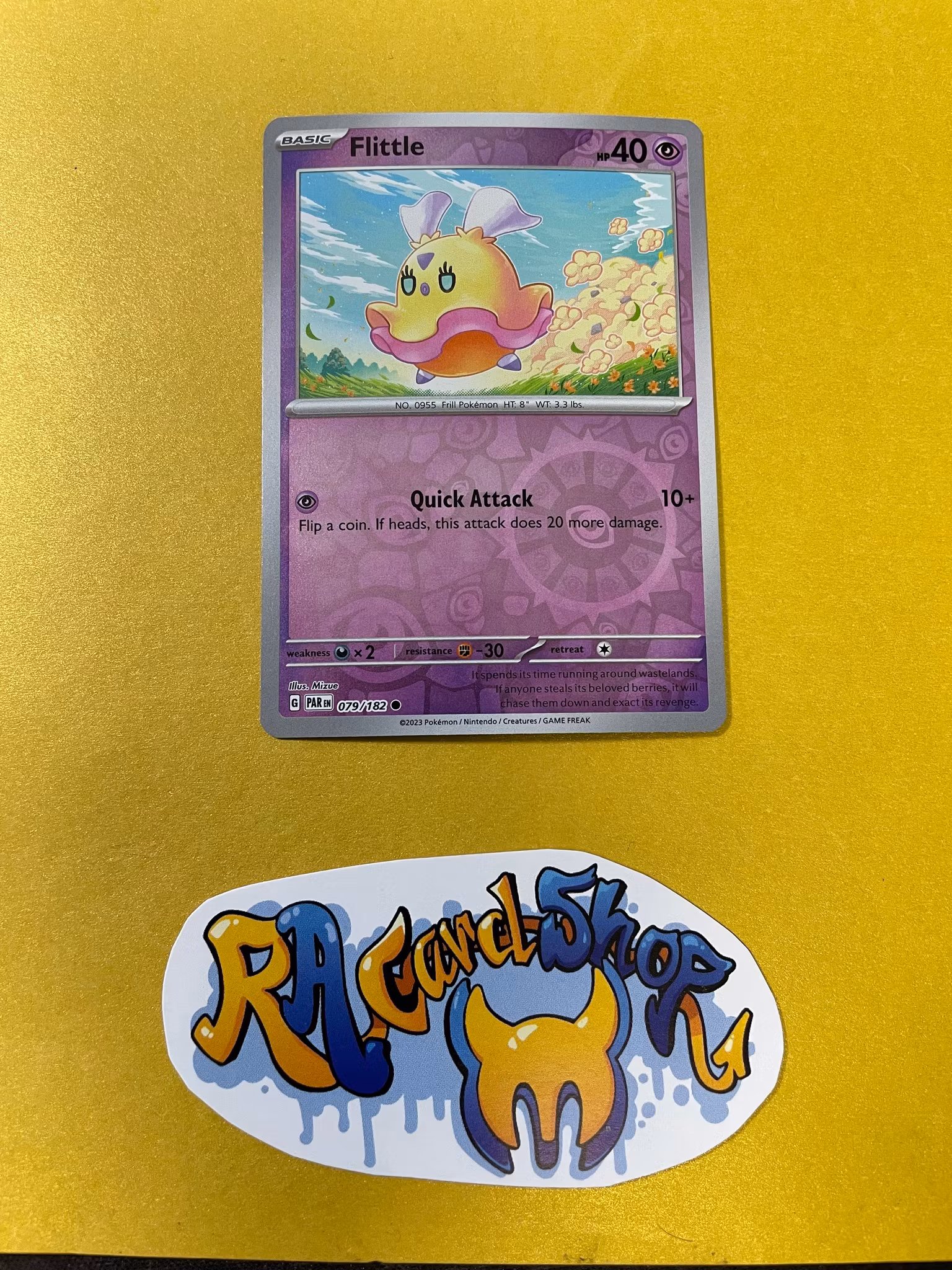 Flittle Reverse Holo 079/182 Paradox Rift Pokemon