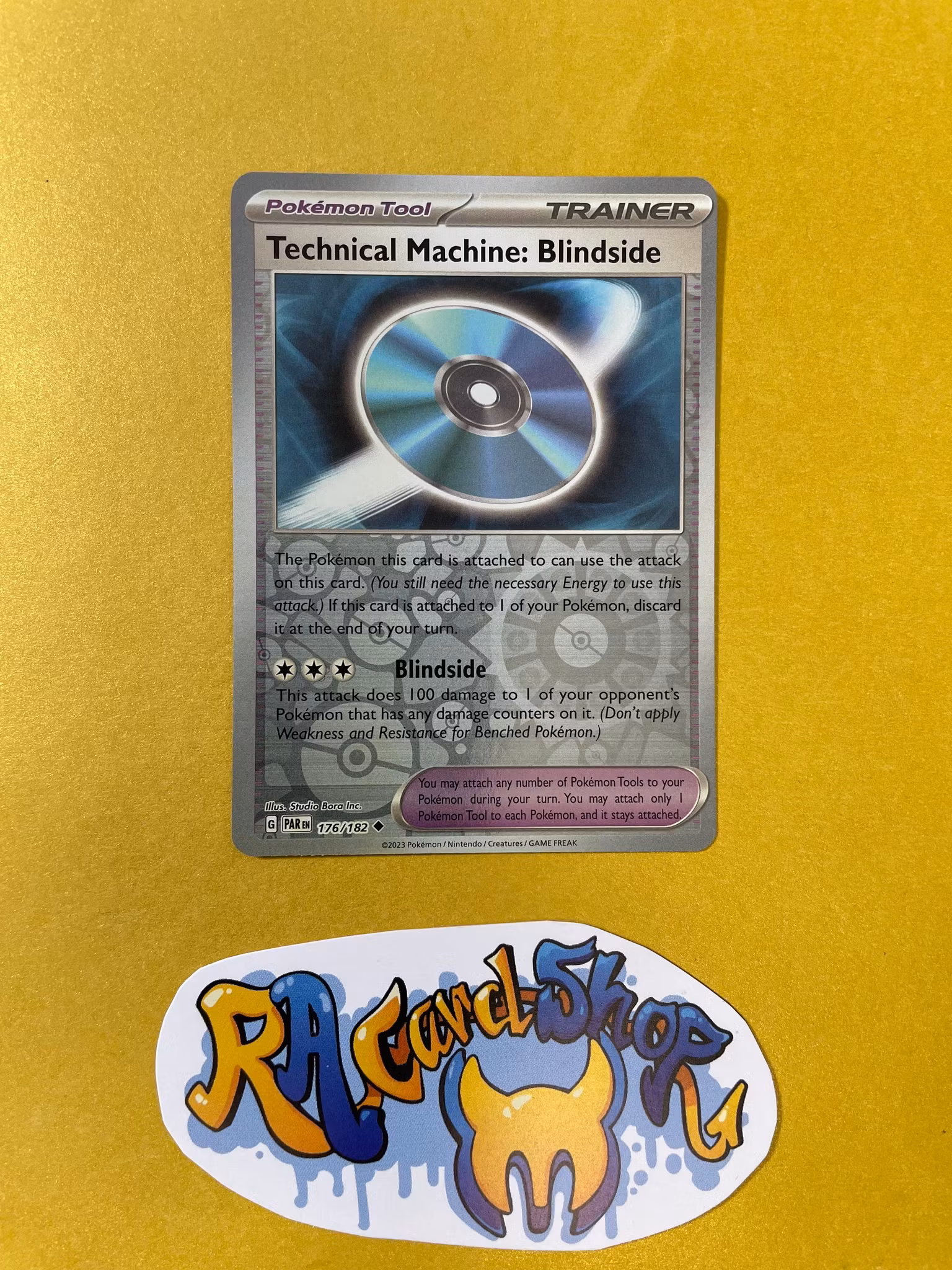 Technical Machine Blindside Reverse Holo Uncommon 176/182 Paradox Rift Pokemon