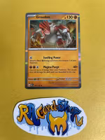 Groudon Holo Rare 093/182 Paradox Rift Pokemon