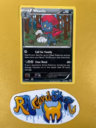 Weavile Rare 52/106 XY Flashfire Pokemon