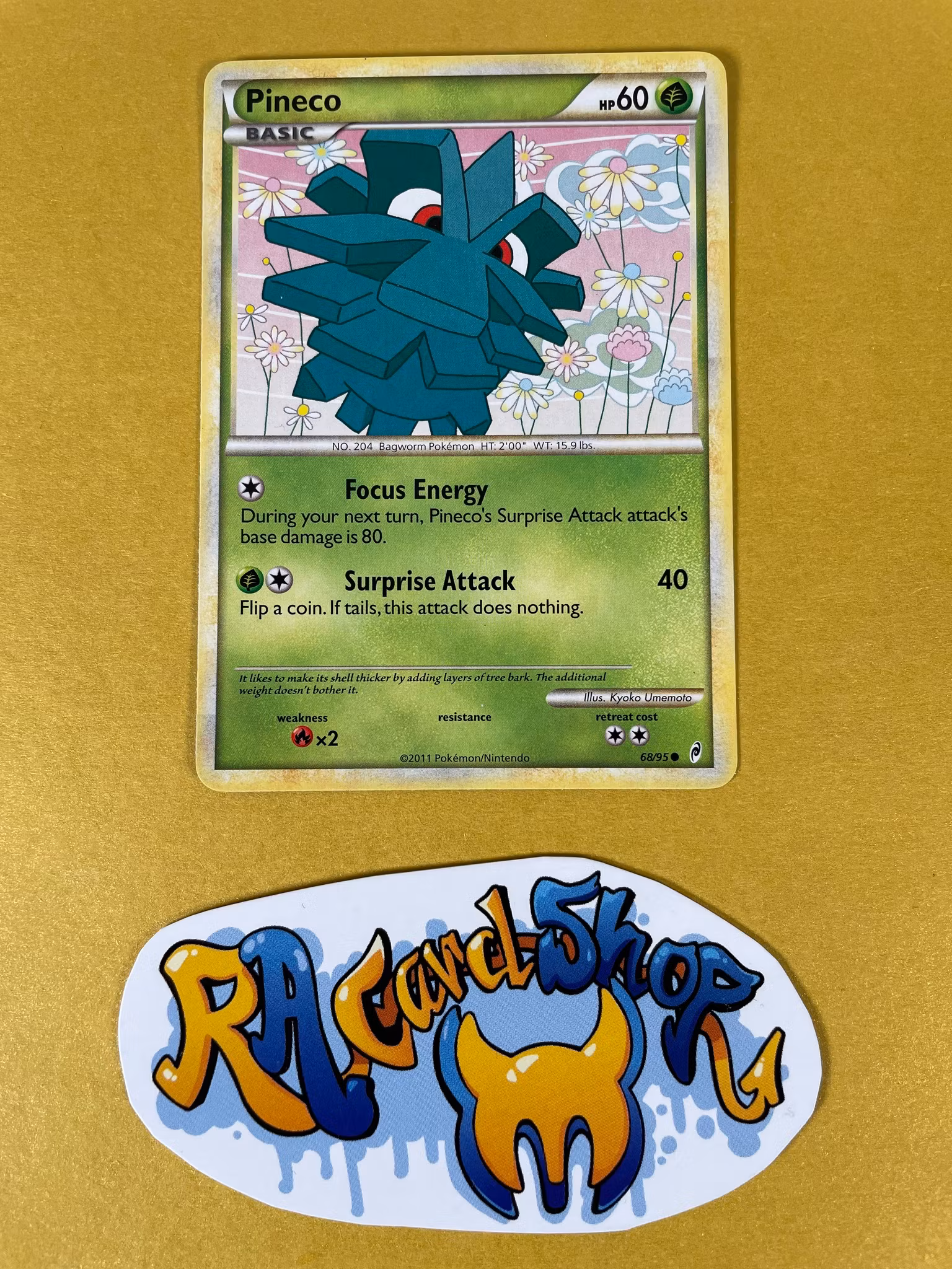 Pineco Common 68/95 Call of Legends Pokemon